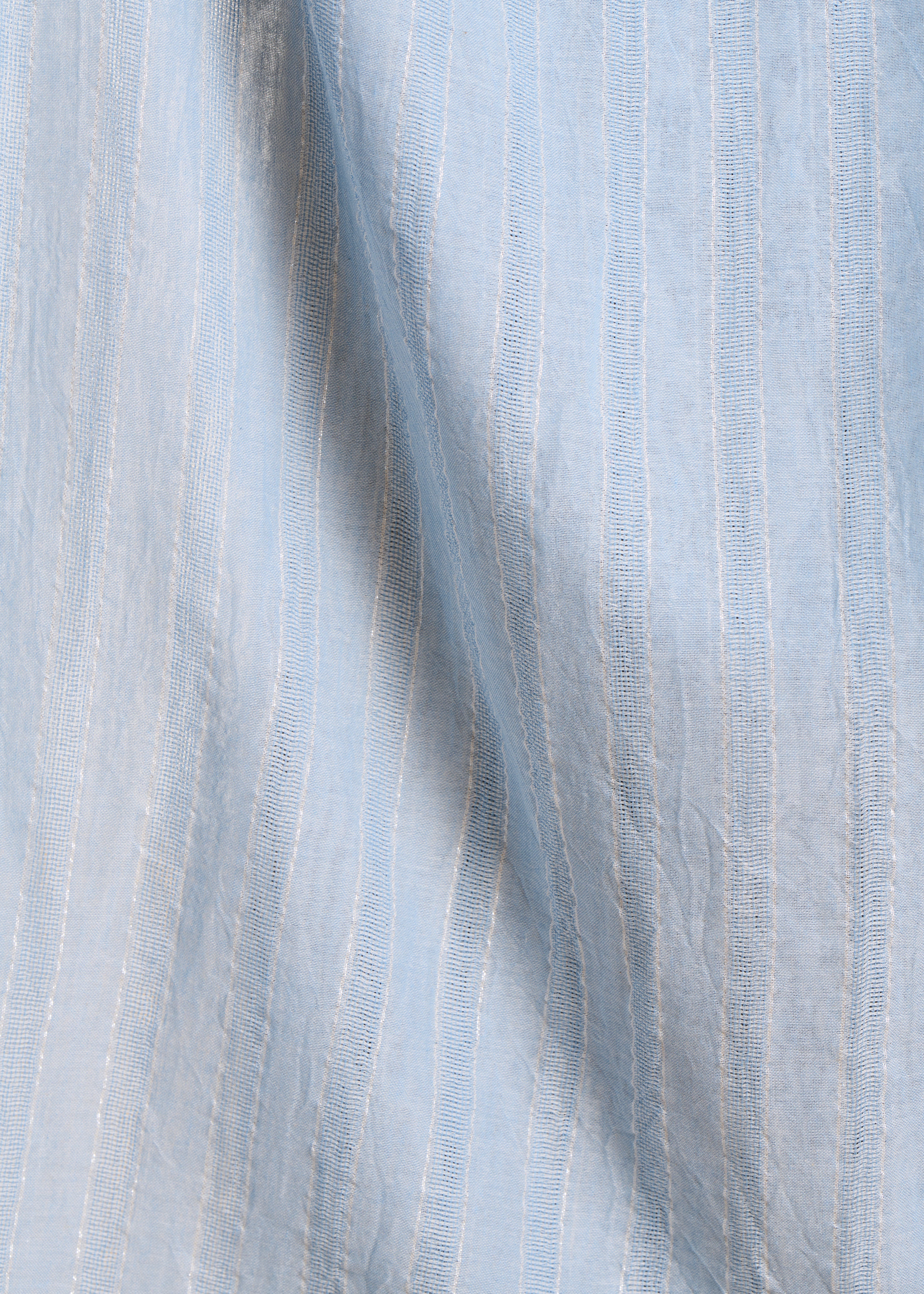 Light blue striped scarf