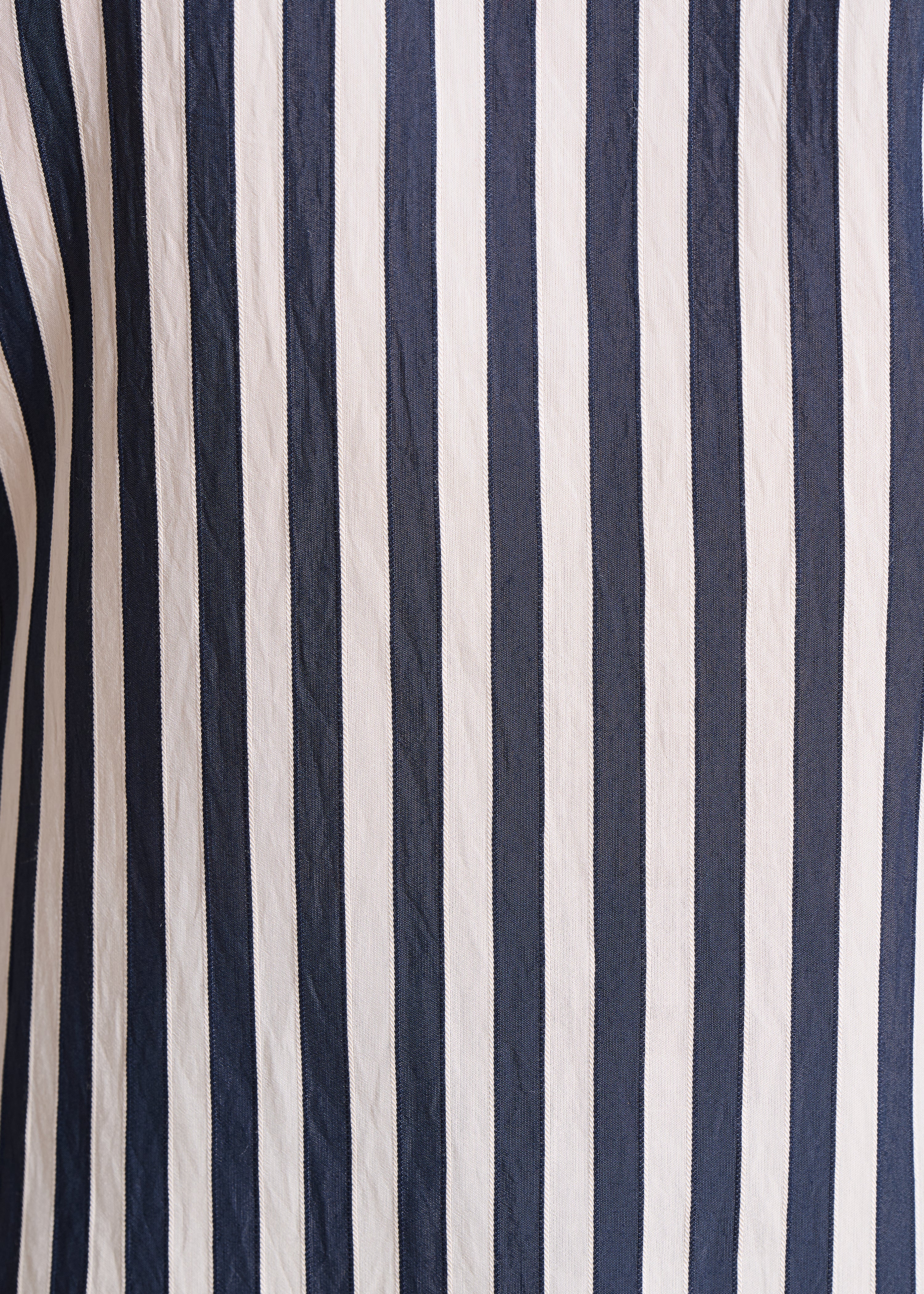 Marineblau gestreifte Bluse