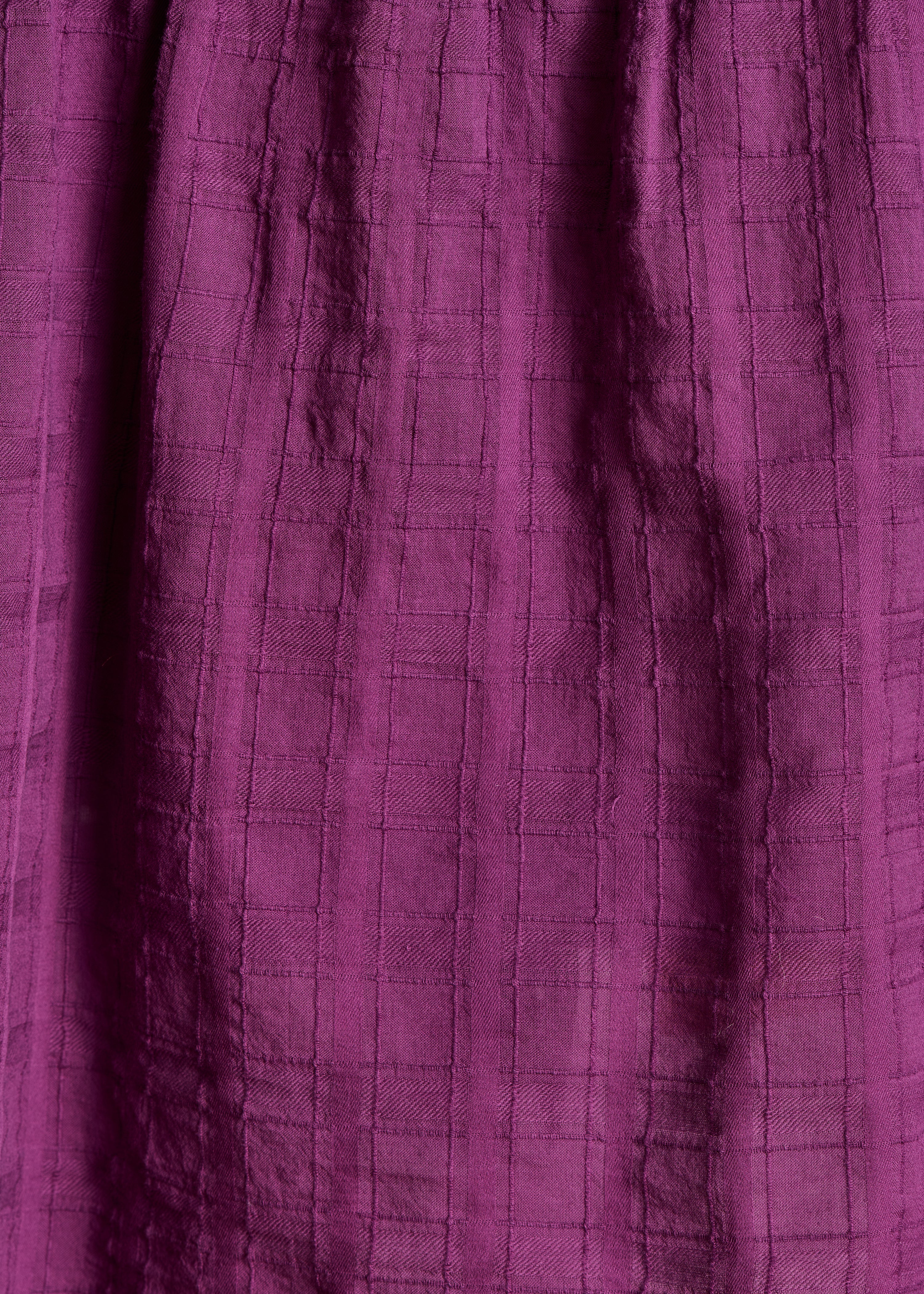Loose purple cotton shirt