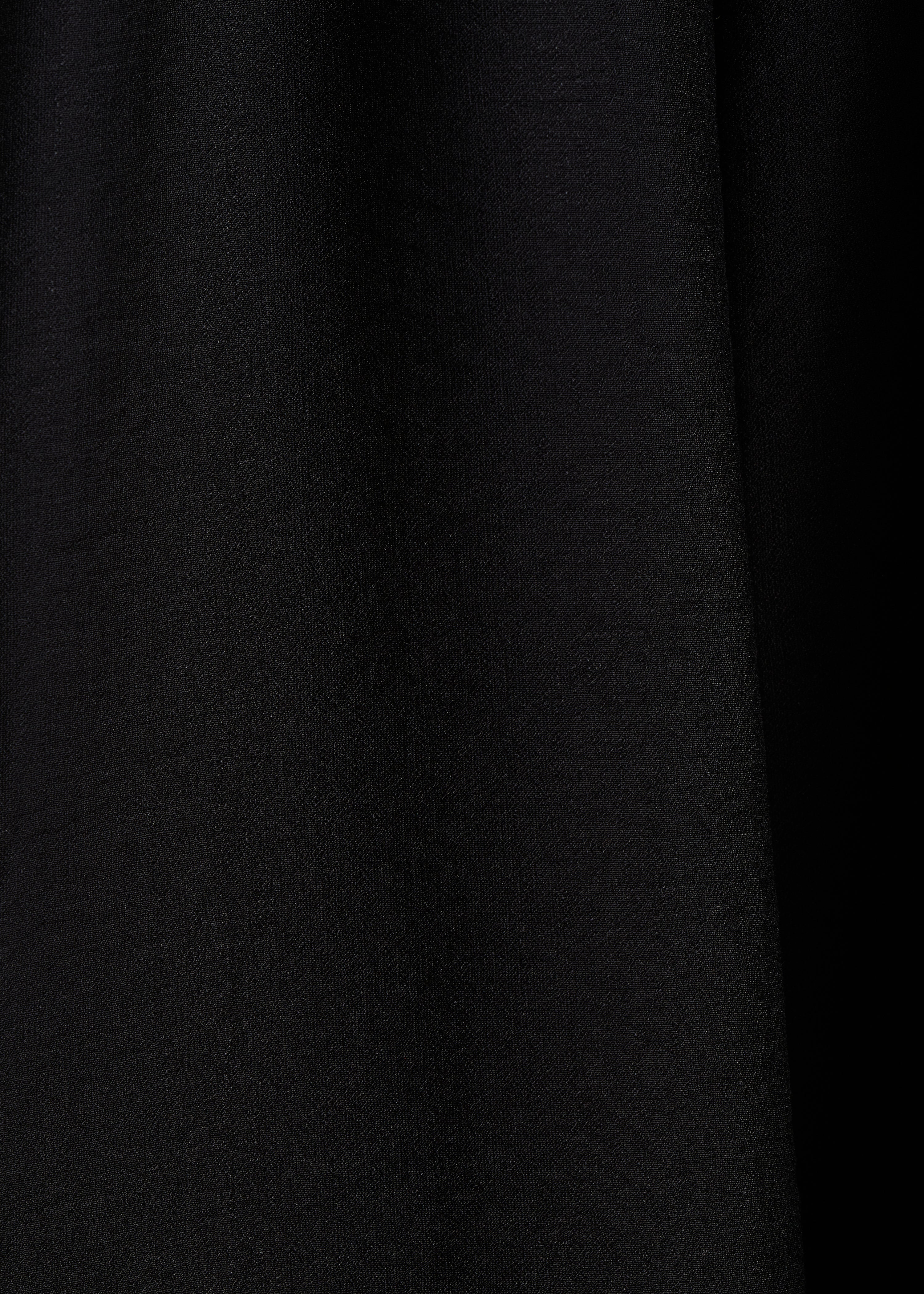 Combinaison longue fluide noire en jacquard