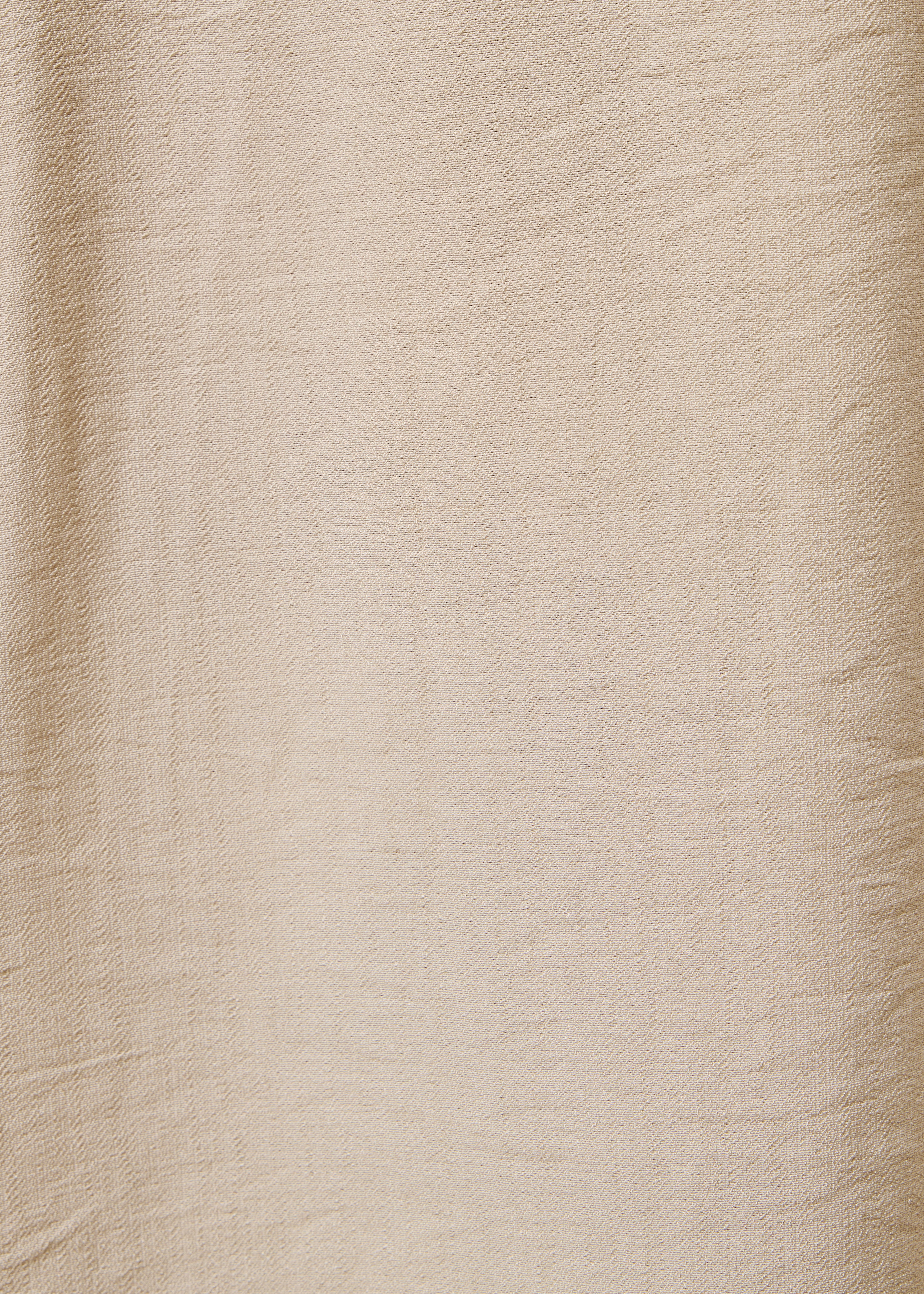 Tuta lunga fluida écrue in jacquard