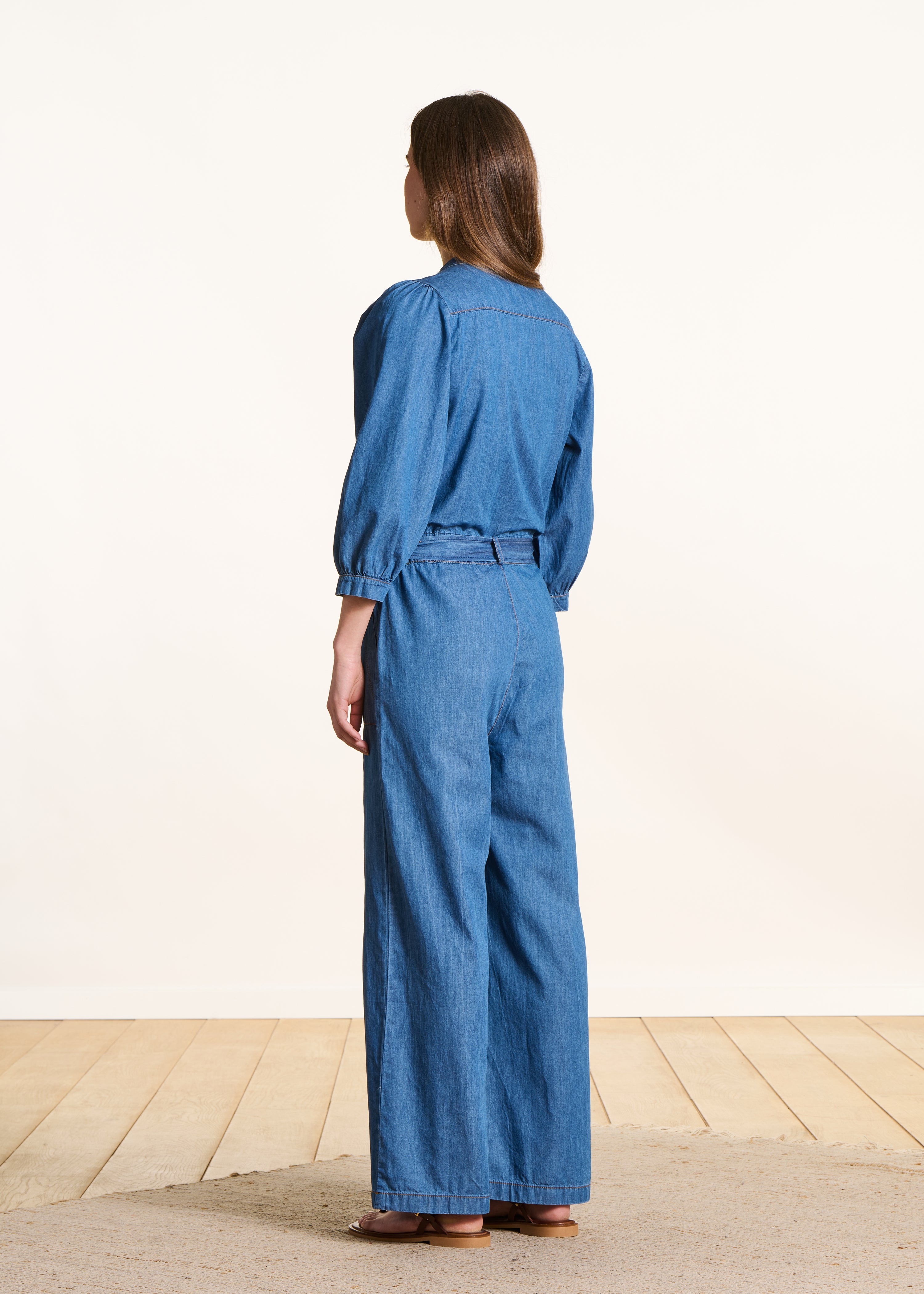 Combinaison pantalon en jean souple