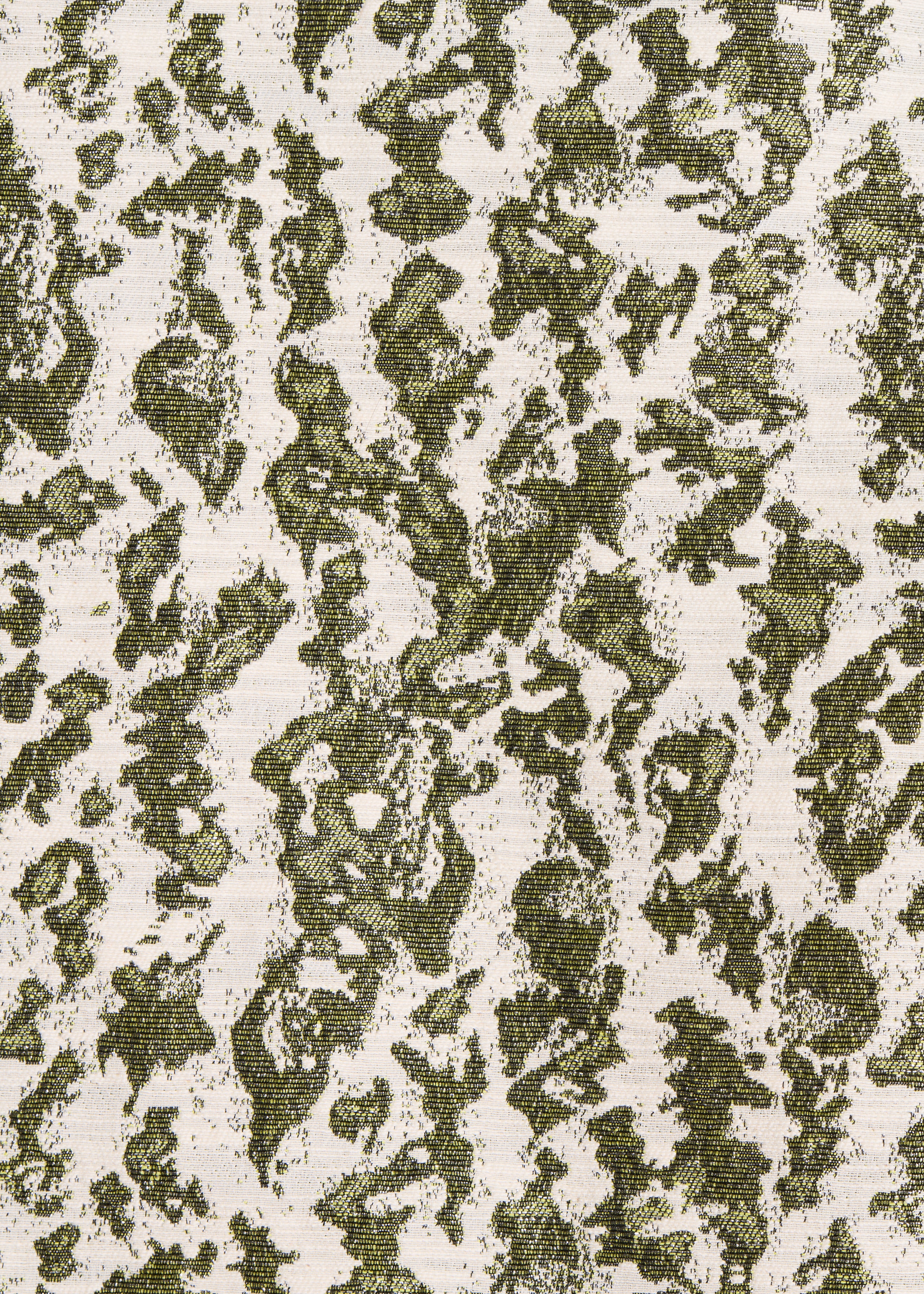 3/4-Mantel aus khakifarbenem Jacquard