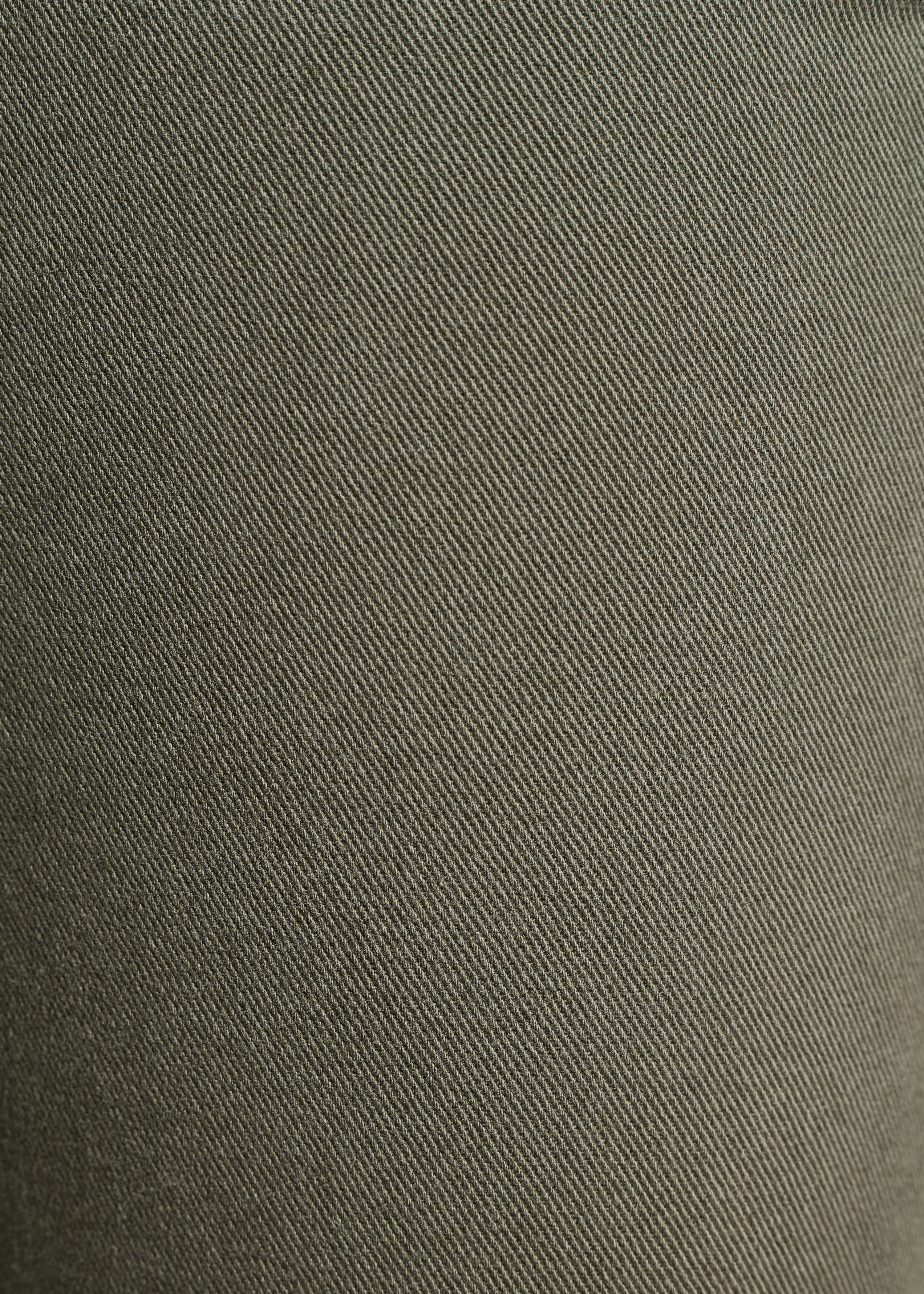 Straight 7/8 khaki jeans in organic cotton