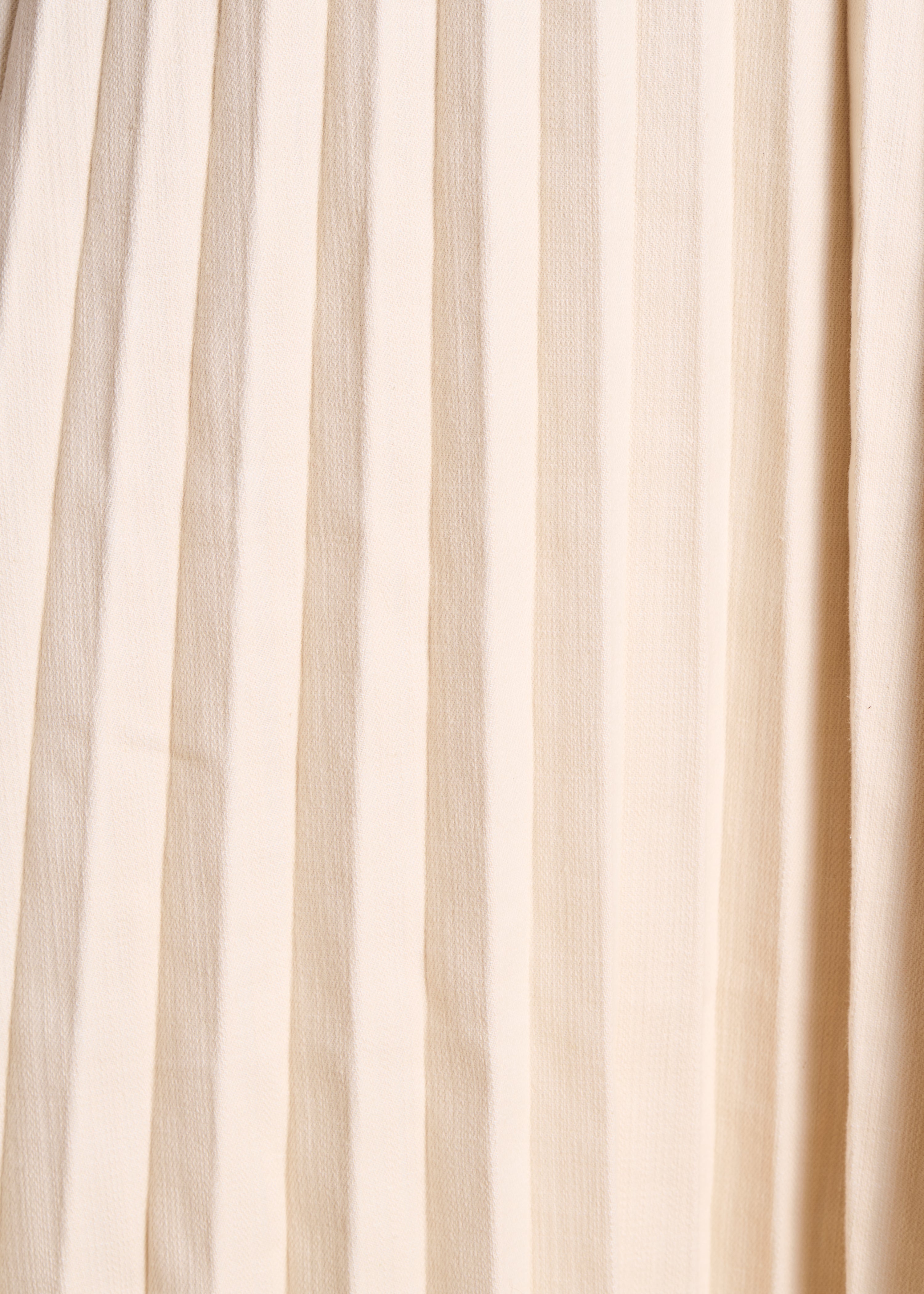 Gonna midi in denim écru