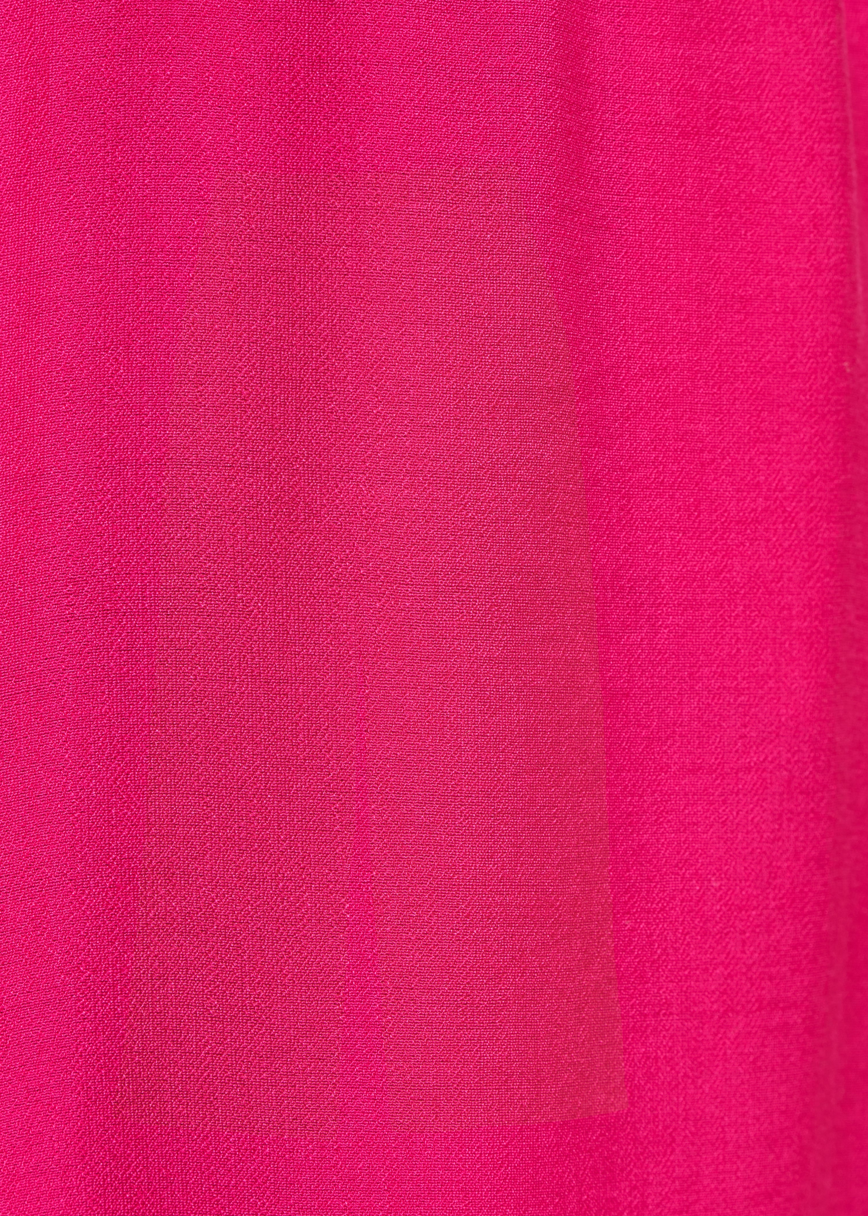 Wijde broek in fuchsia roze met elastische taille