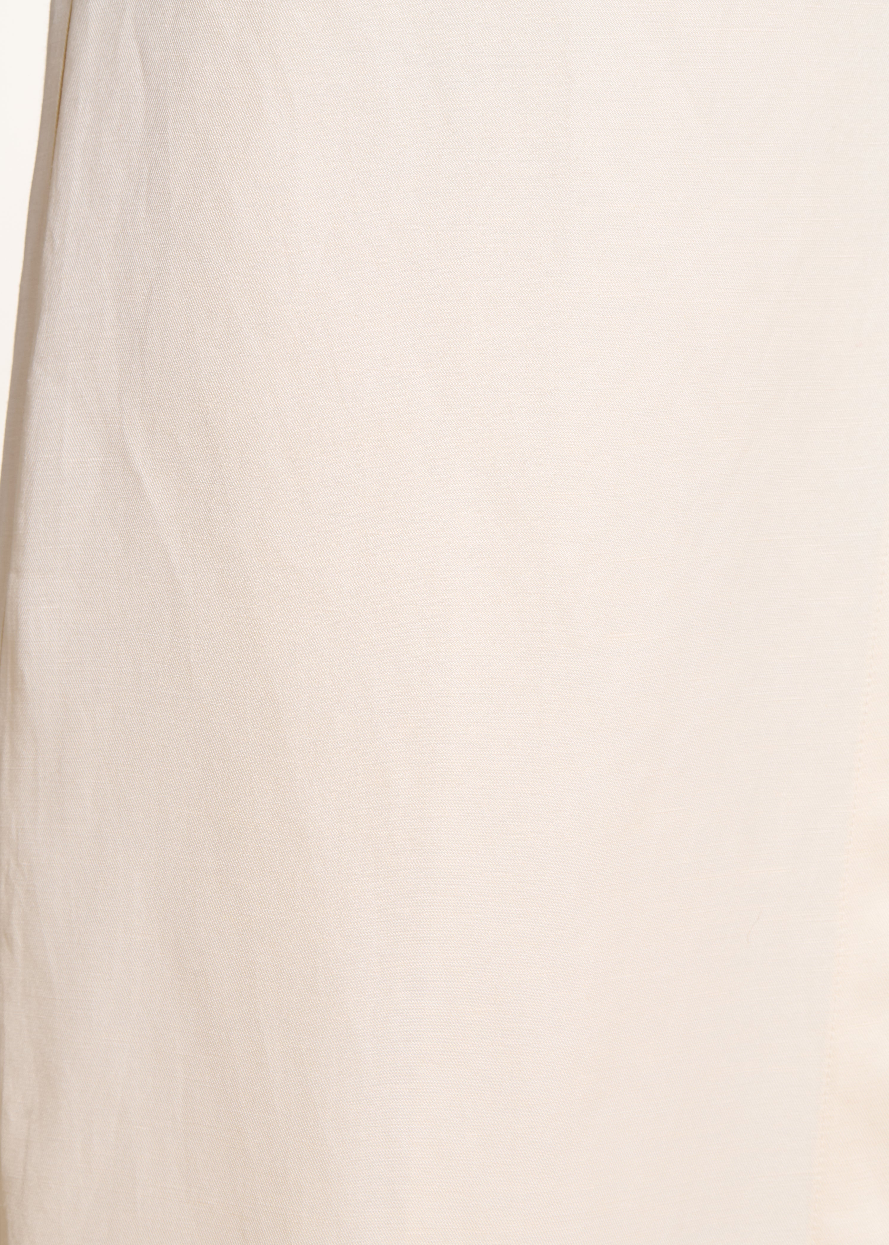 Pantalon 7/8ème écru à pan