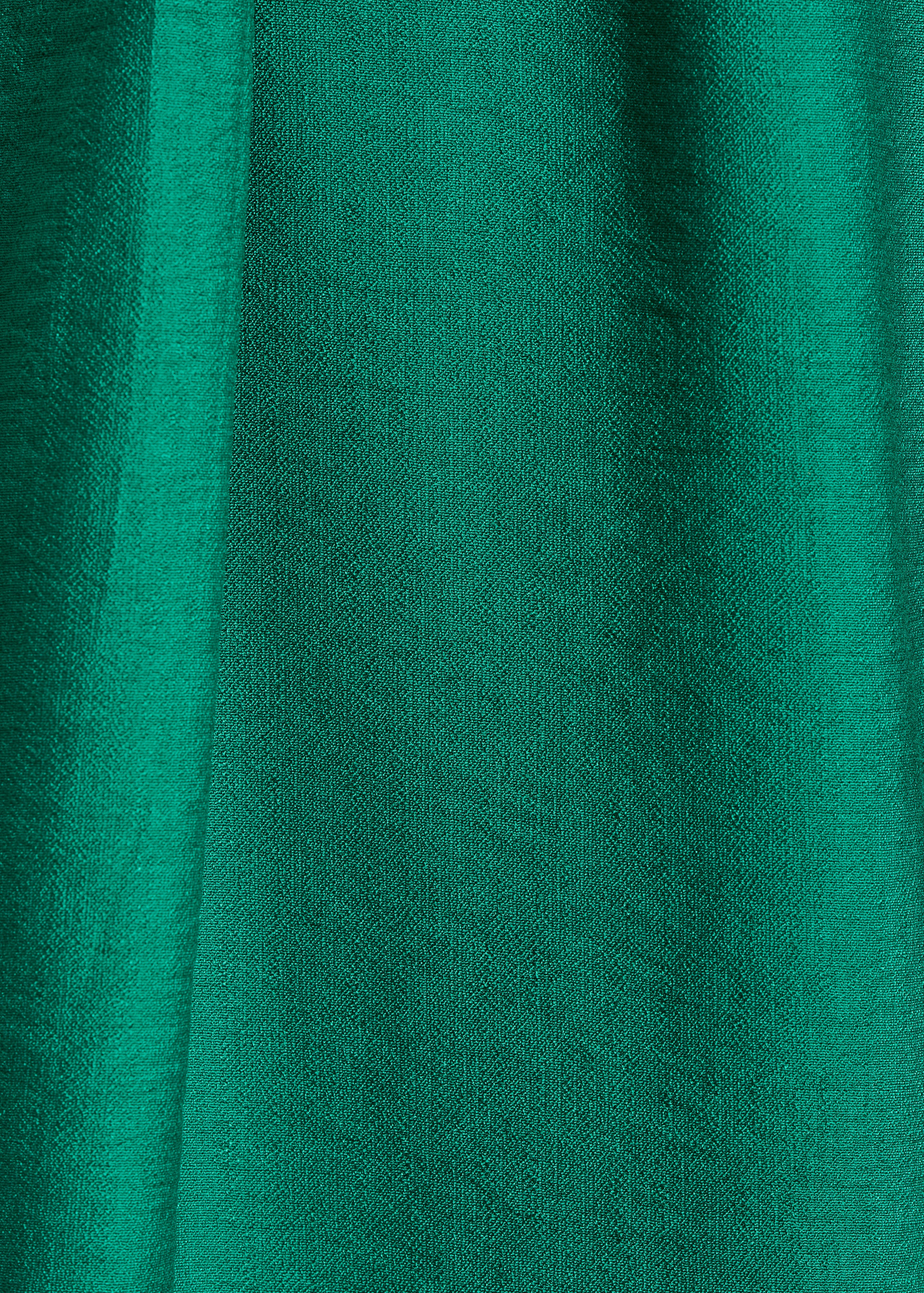 Wijde groene jacquard broek