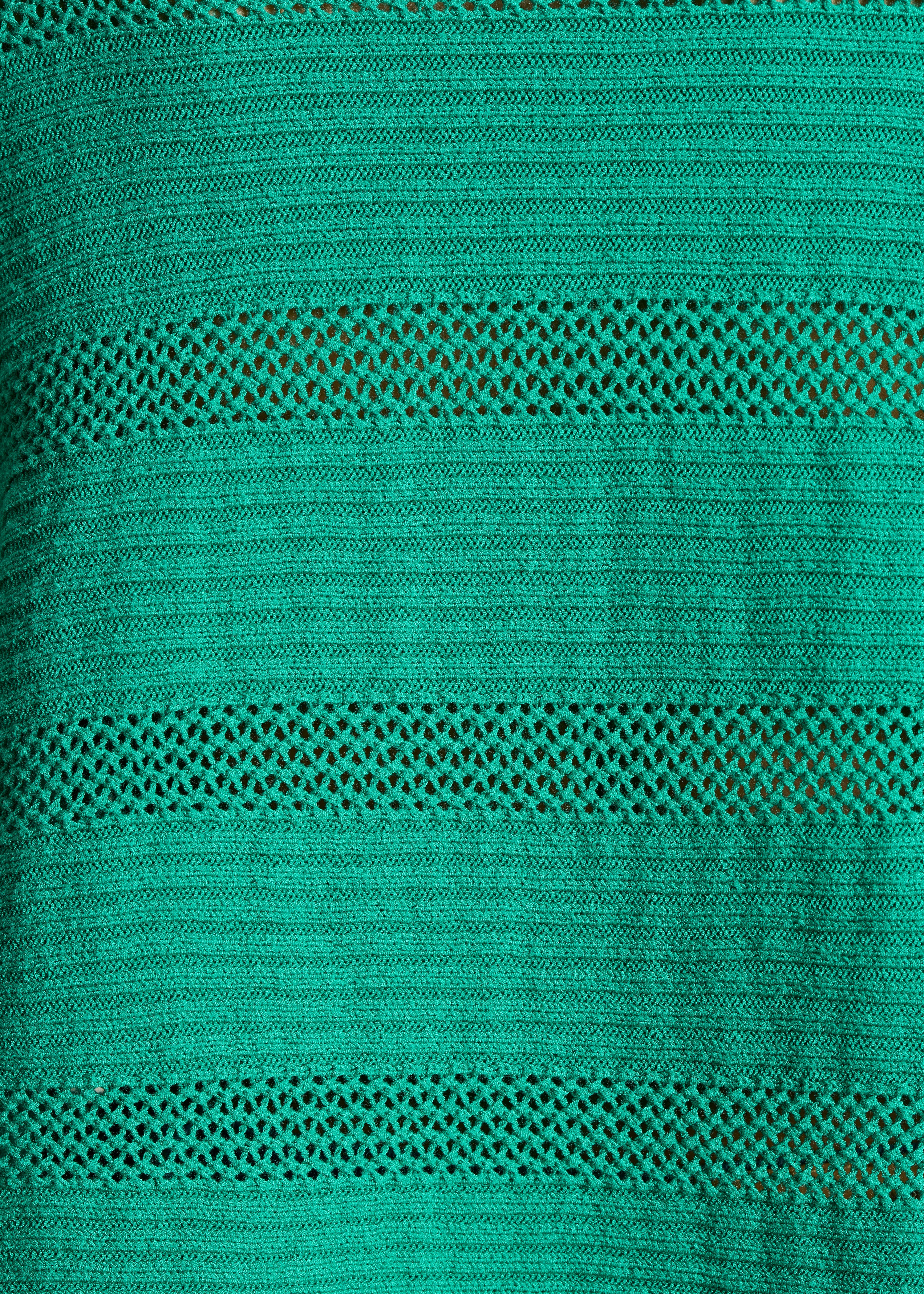 Pull cape vert à manches longues