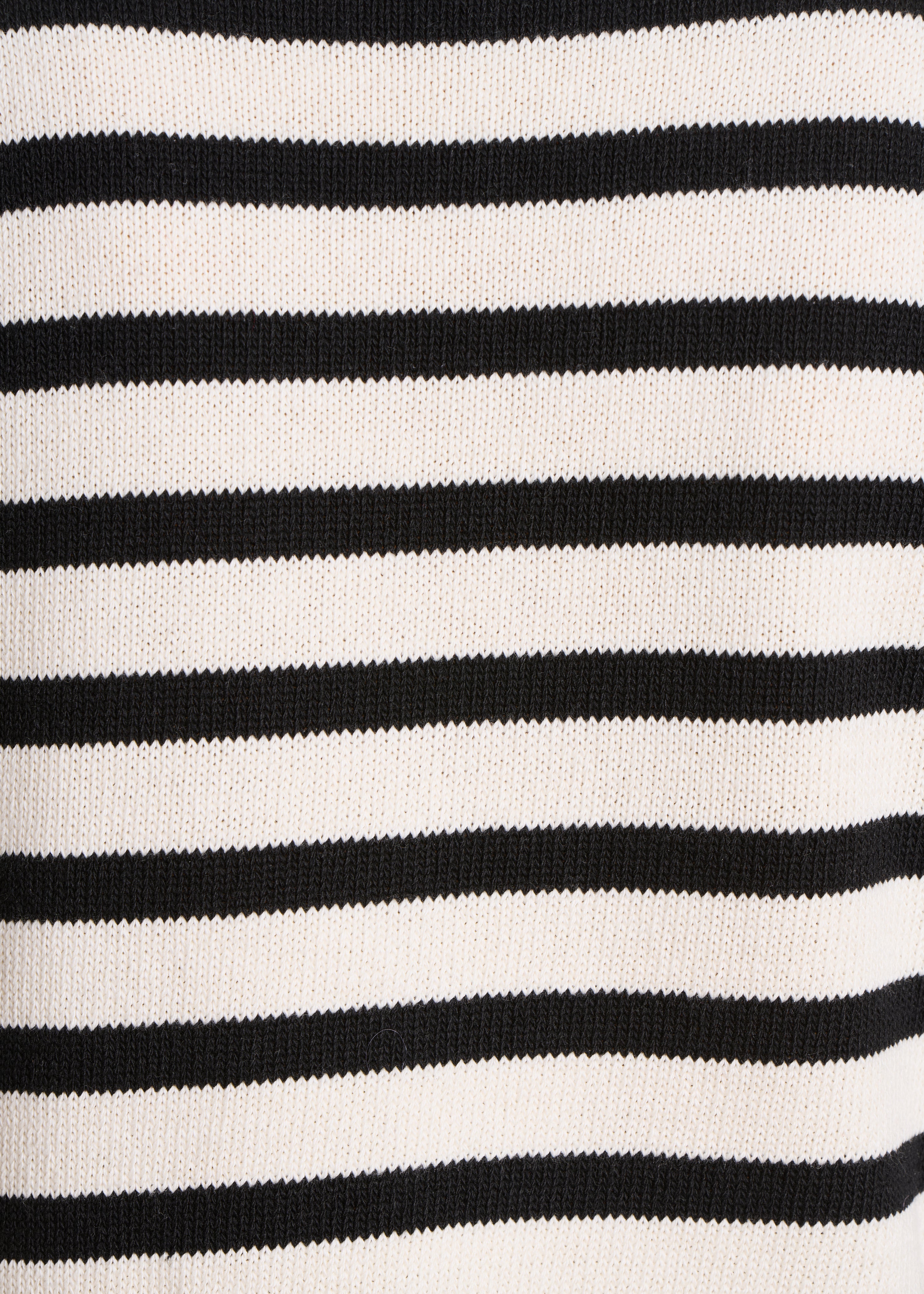 Pull marinière col rond