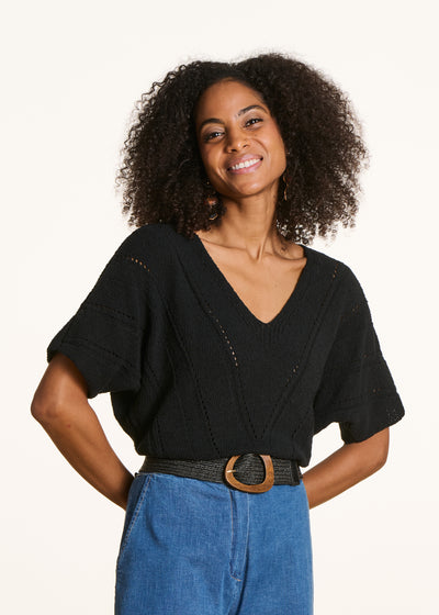 La Fee Maraboutee Flower Blouse, Almond Green