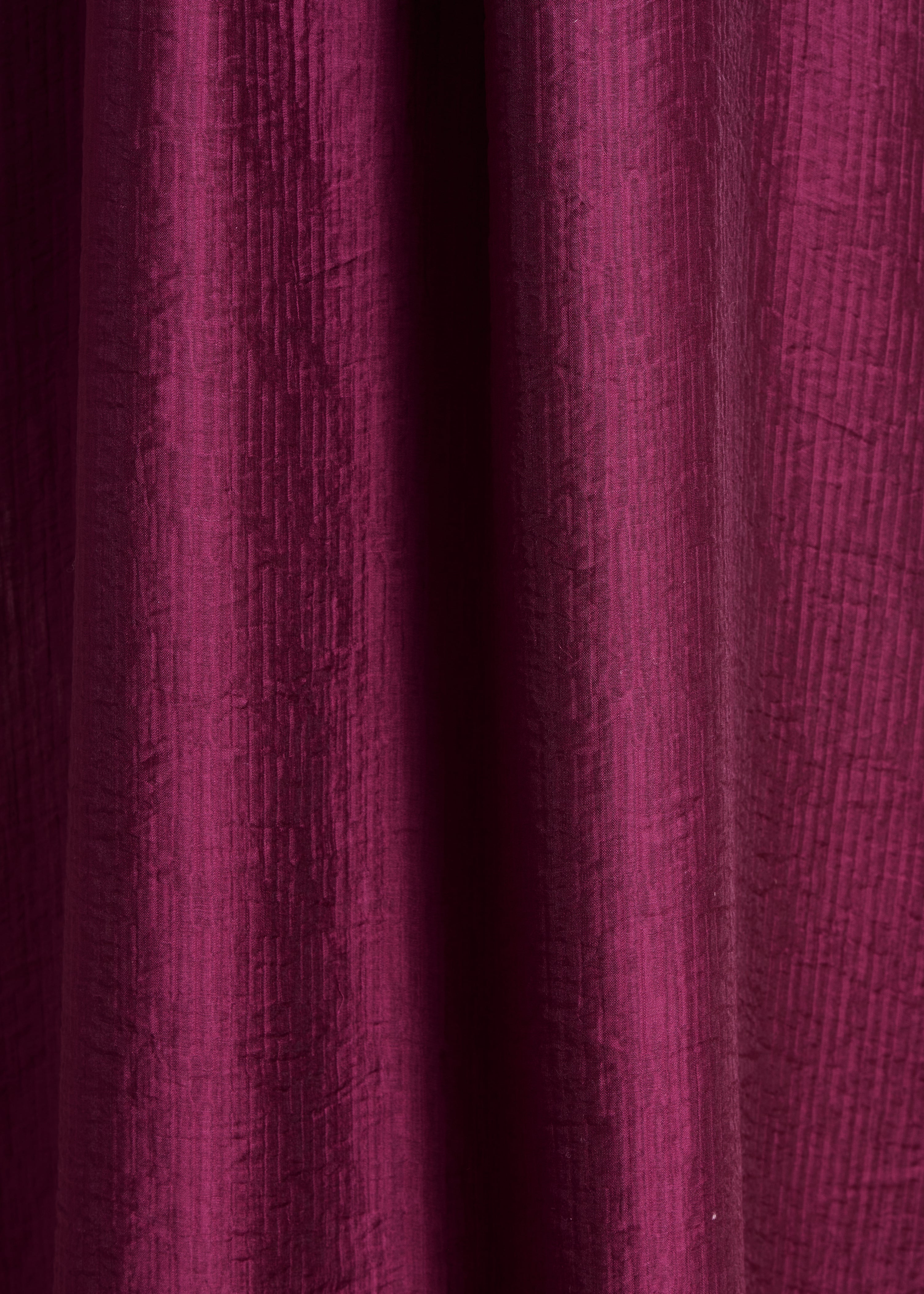 Purple long-sleeve flowing maxi dress