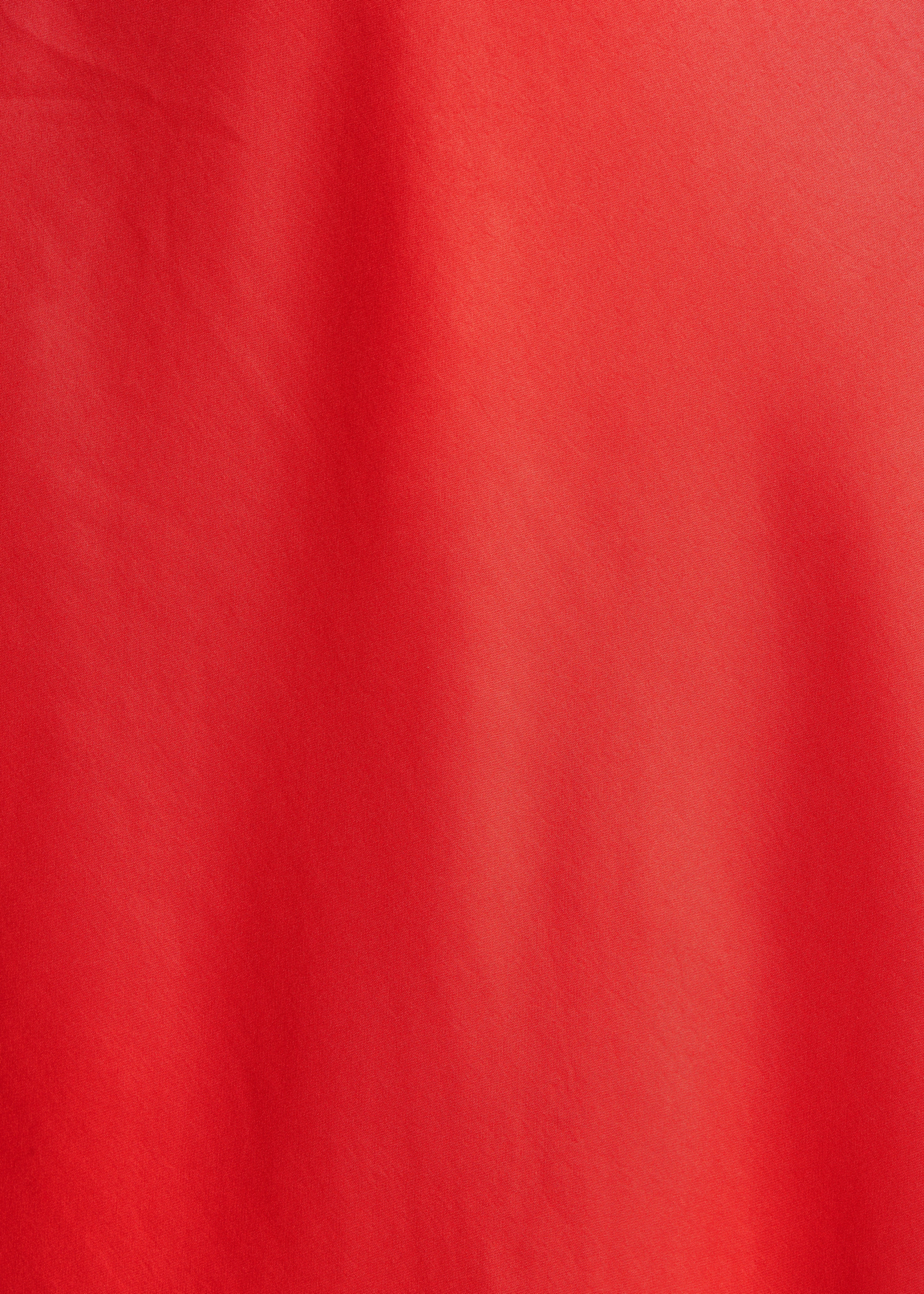 Robe longue fluide habillée orange sans manches