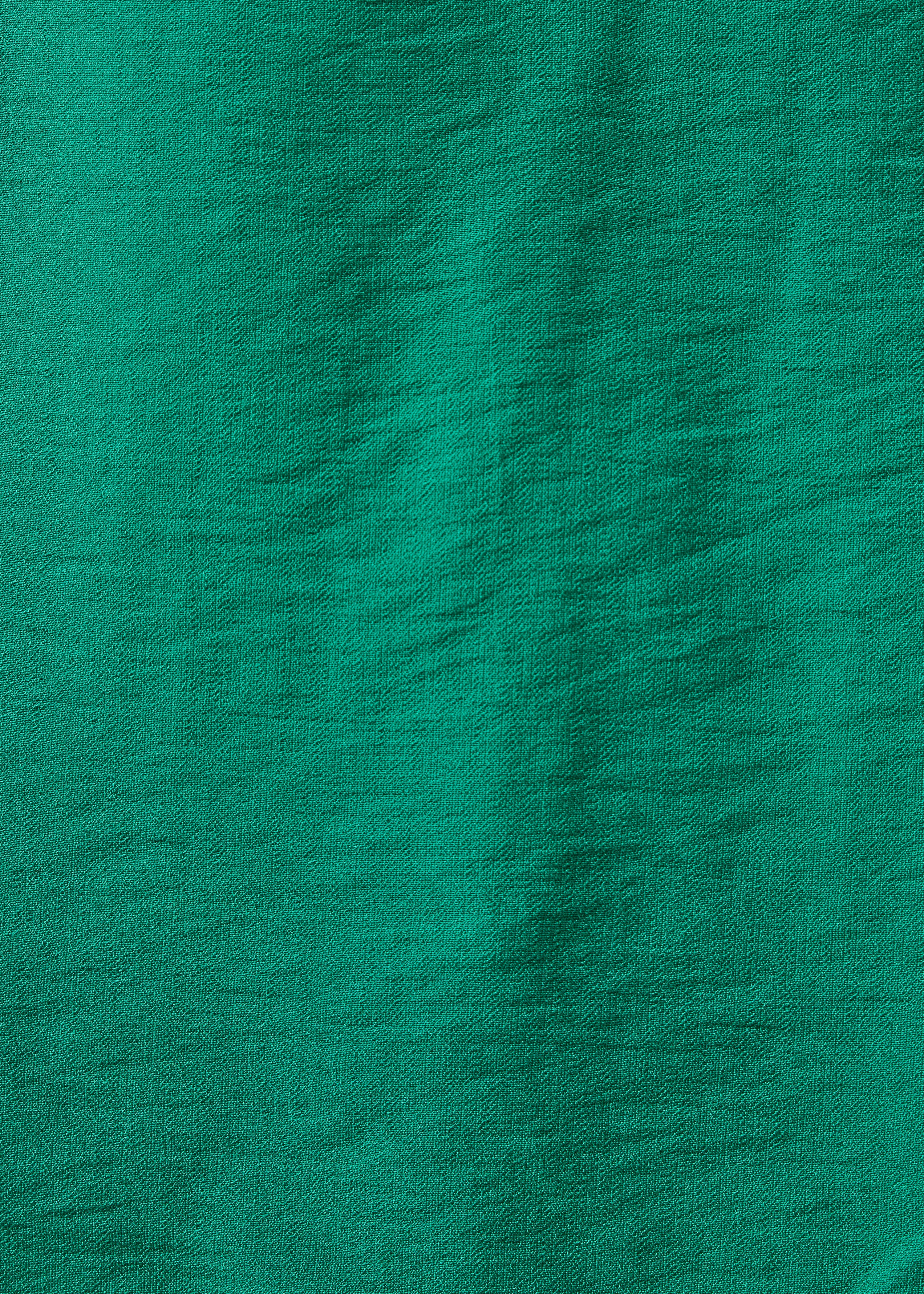 Top ample vert manches courtes