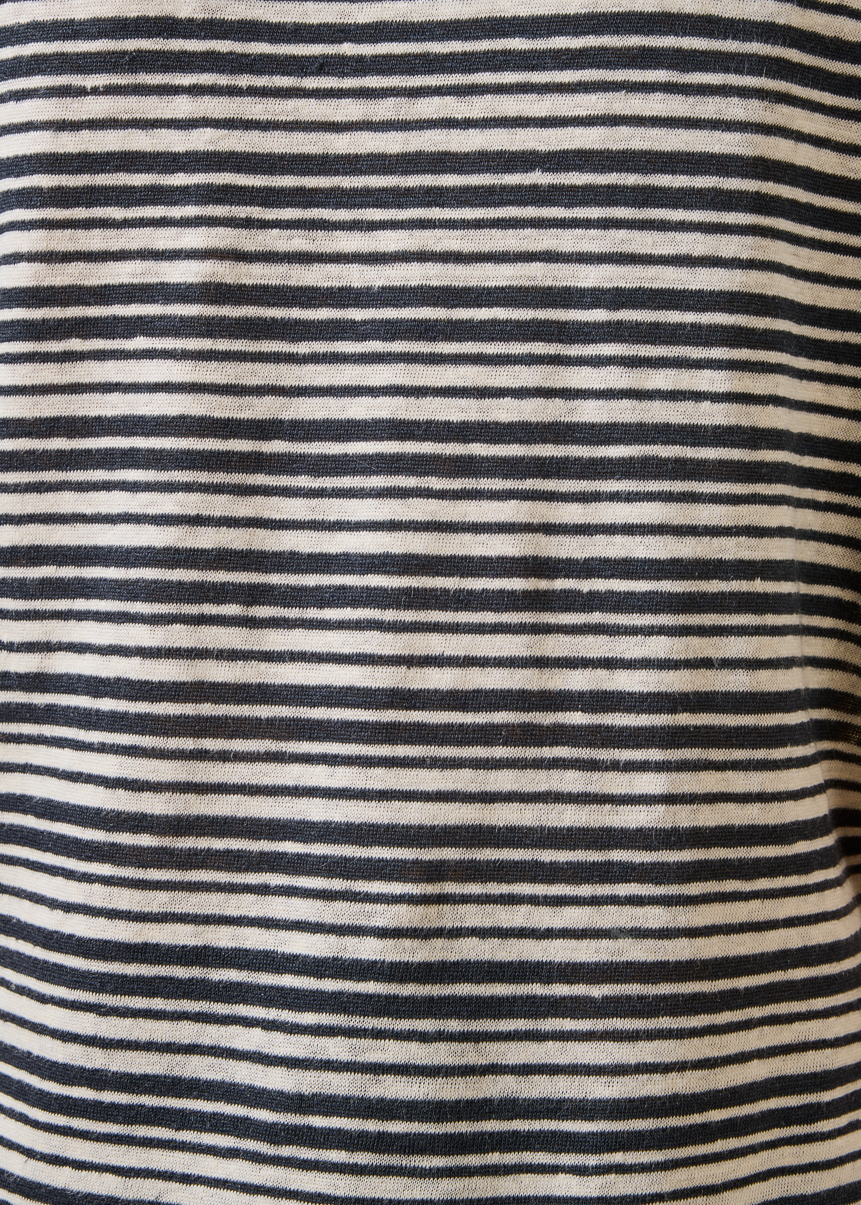 T-shirt écru à rayures manches courtes