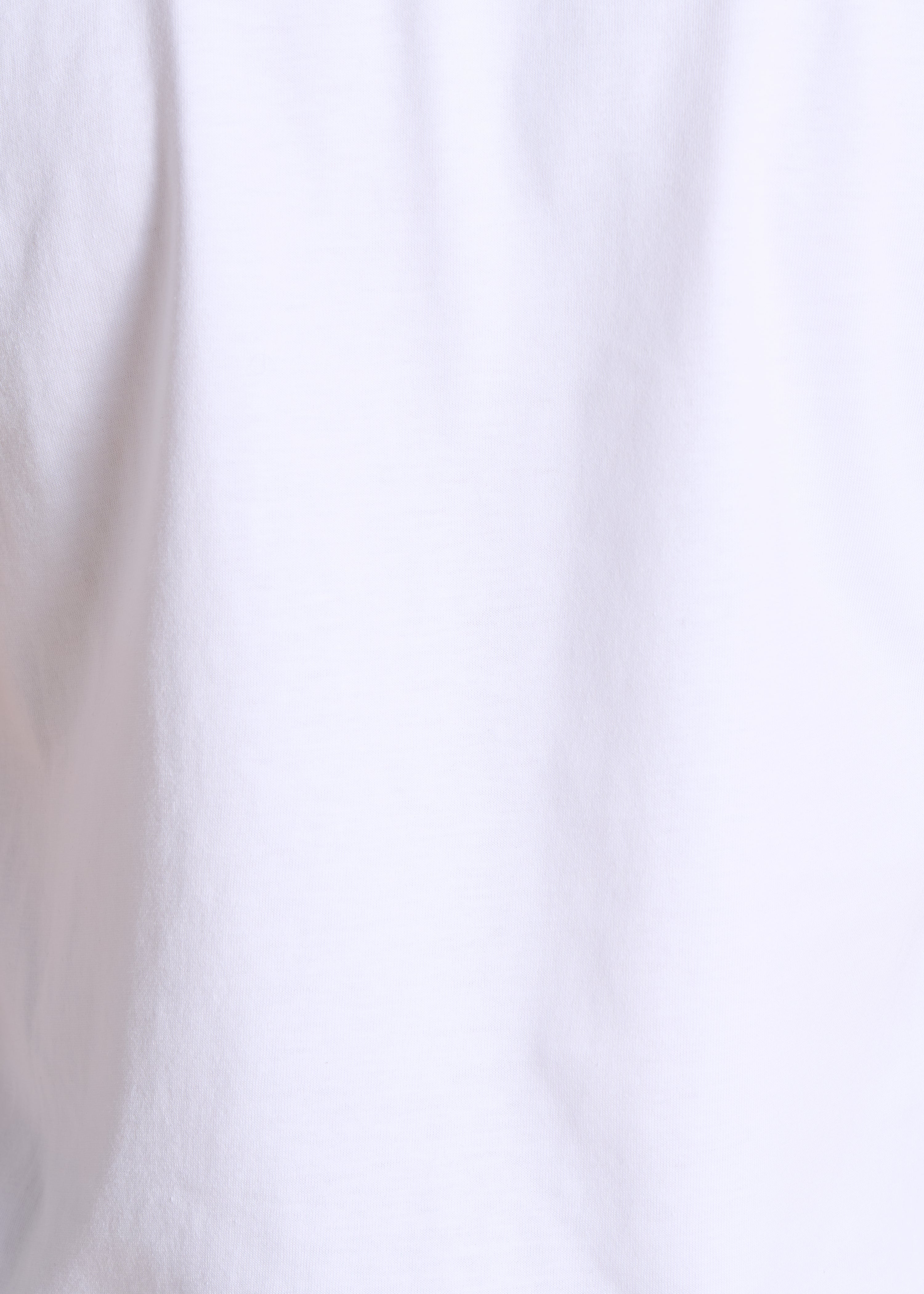 Weißes weites T-Shirt mit Statement aus Bio-Baumwolle