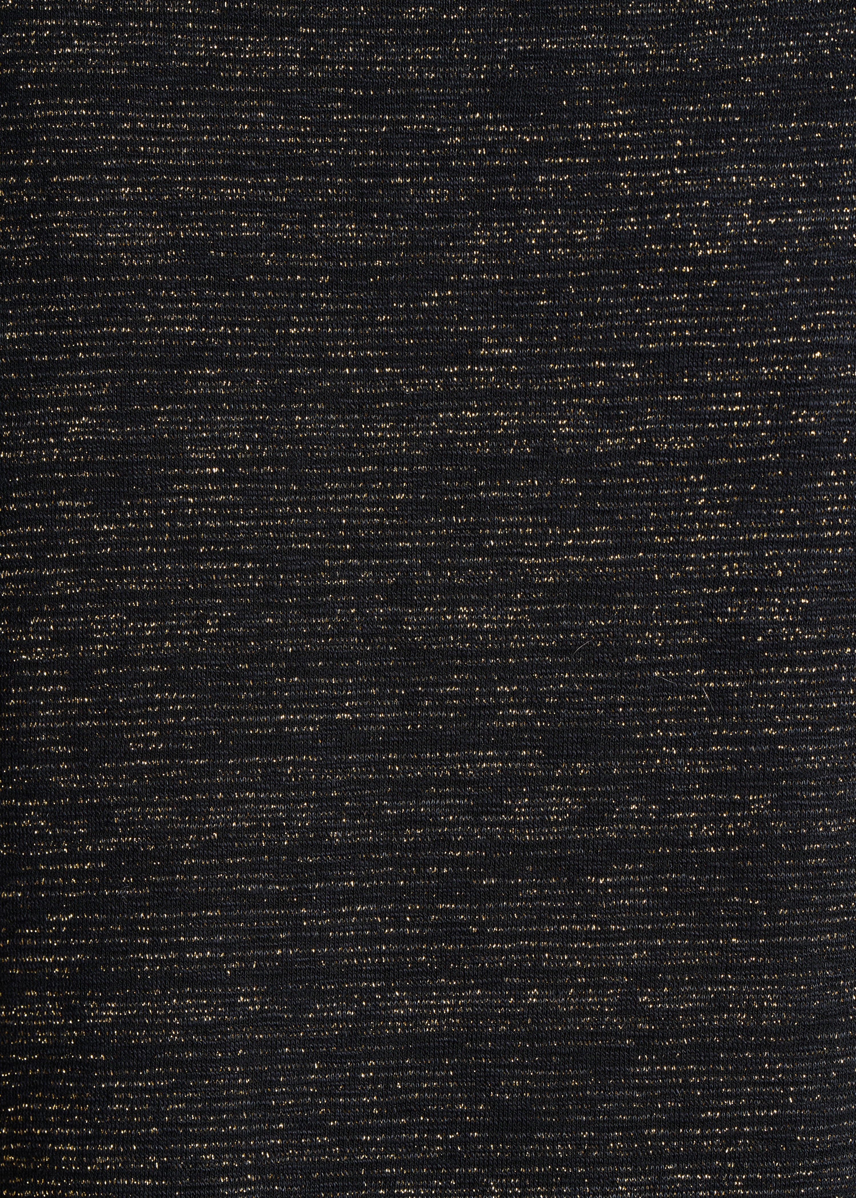 T-shirt noir irisé en jersey sans manches