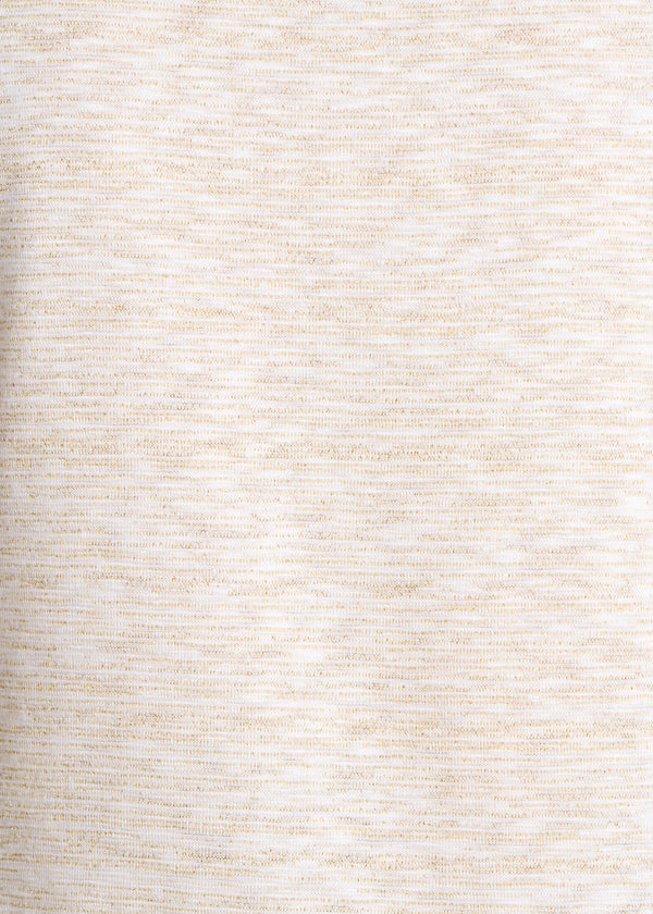 T-shirt écru irisé en jersey sans manches - La Fée Maraboutée