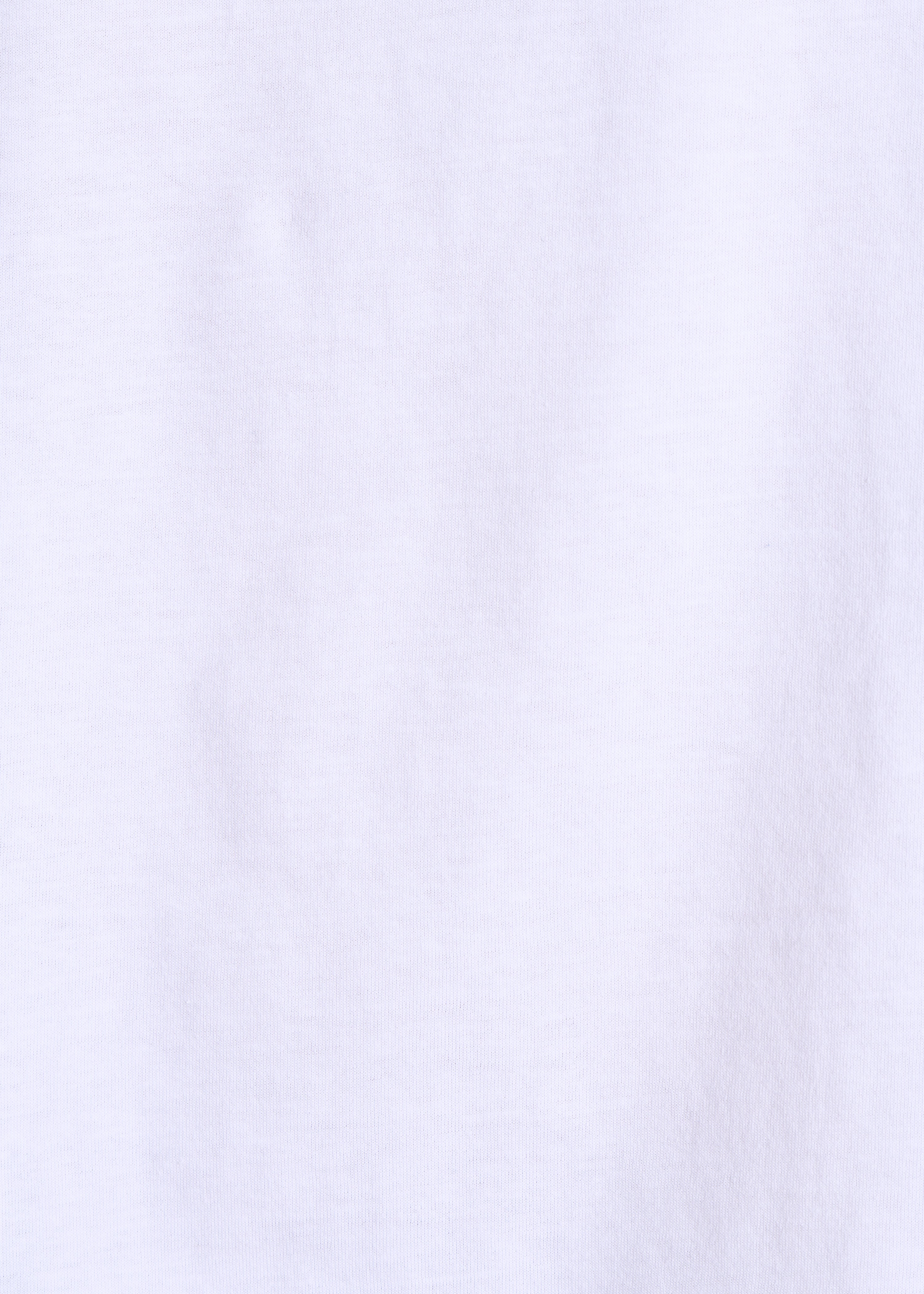 T-shirt oversize blanc en coton biologique manches courtes