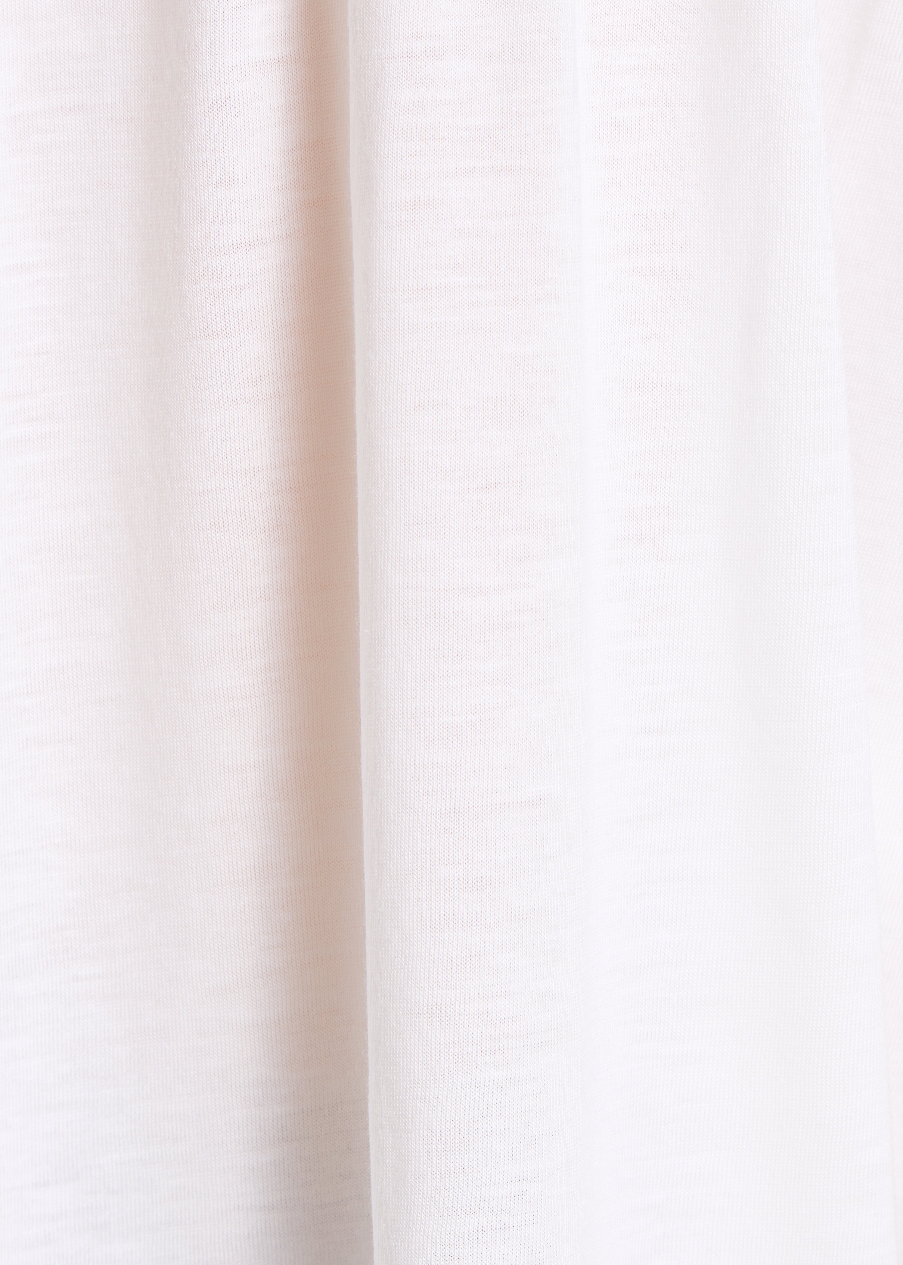 T-shirt écru ampia maniche corte