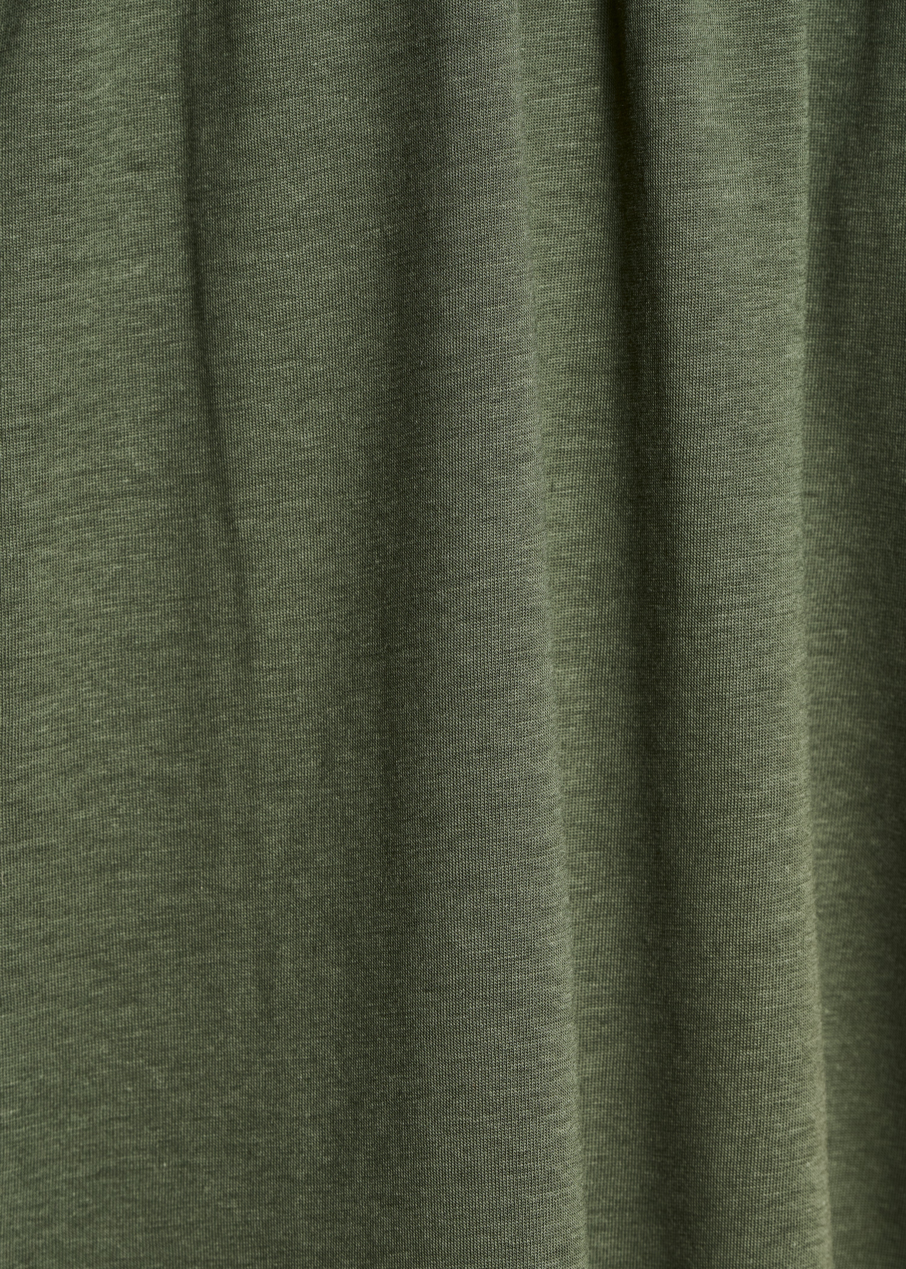 T-shirt kaki ample manches courtes