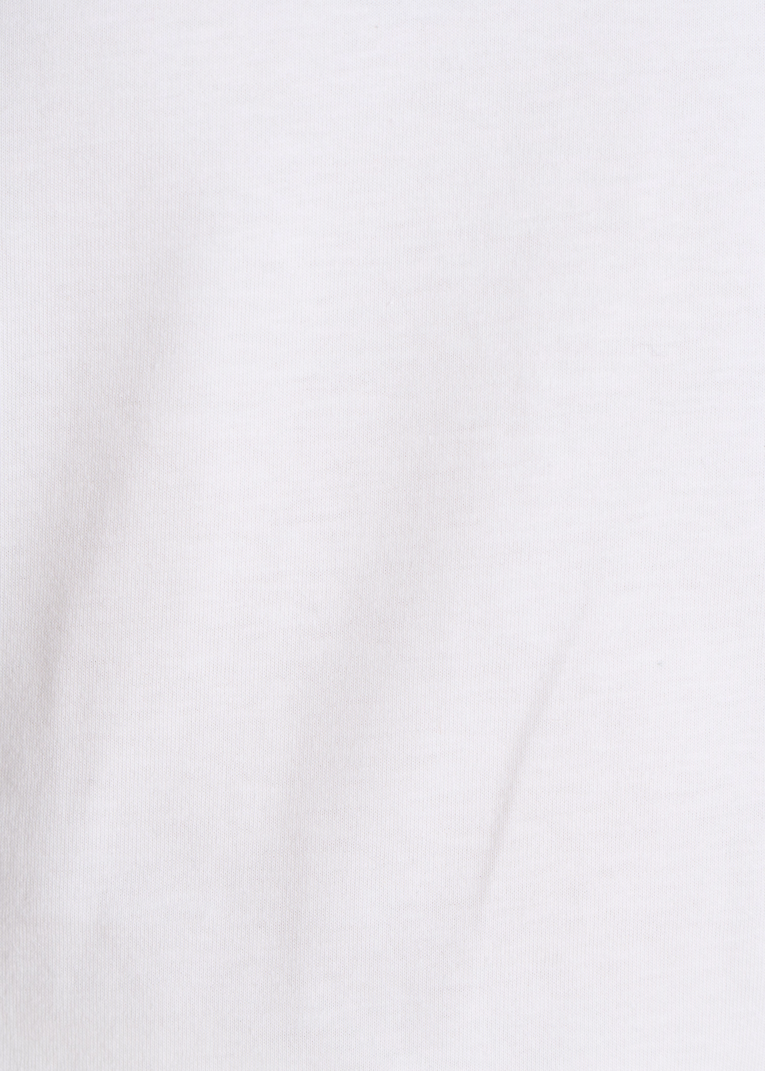 White short sleeve T-shirt in organic cotton