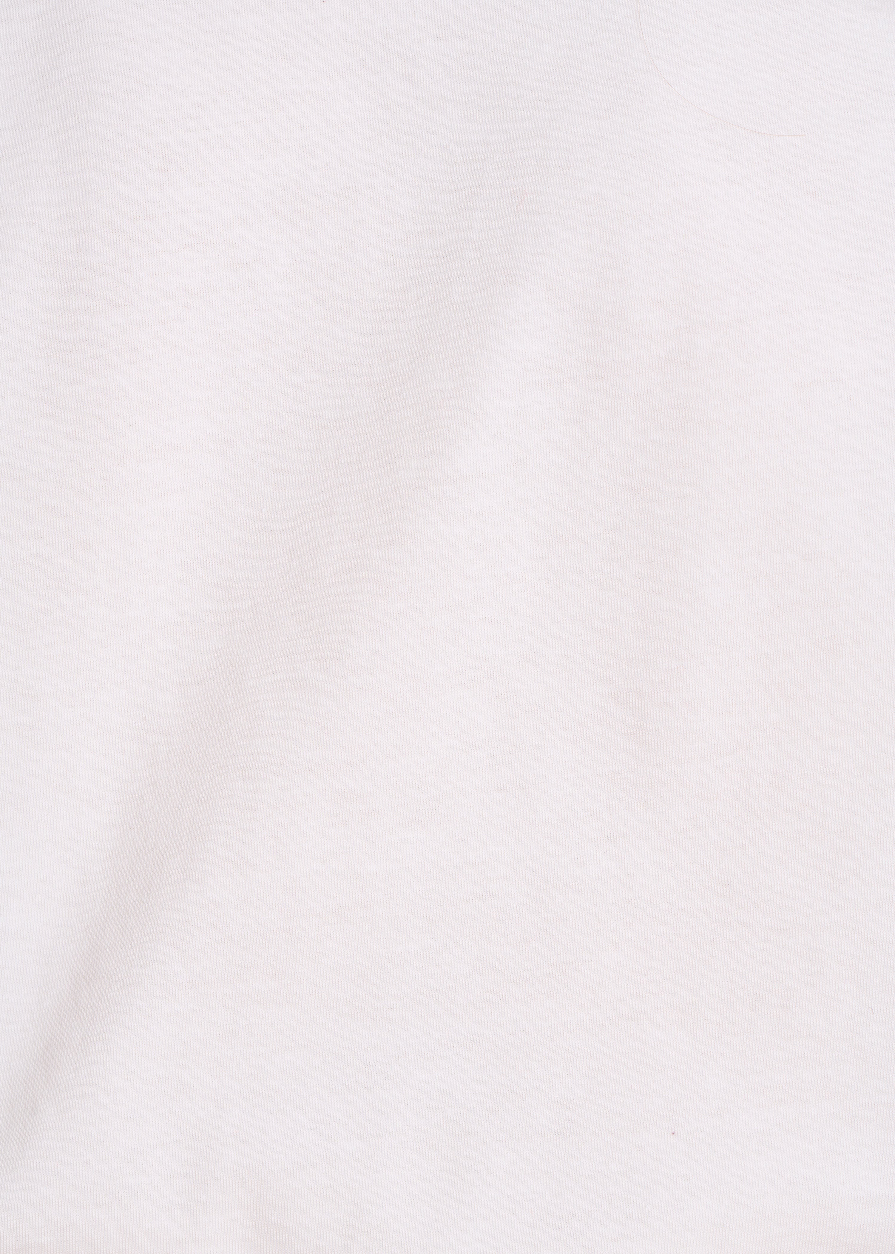 T-shirt van biologische katoen écru korte mouwen