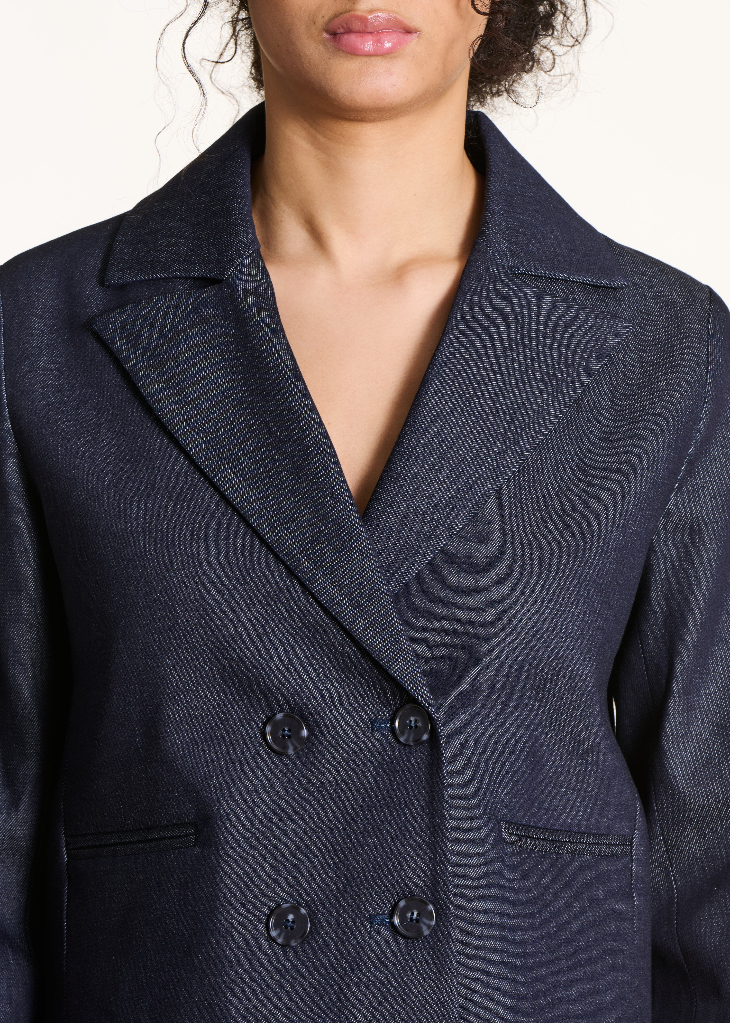 Veste courte en denim