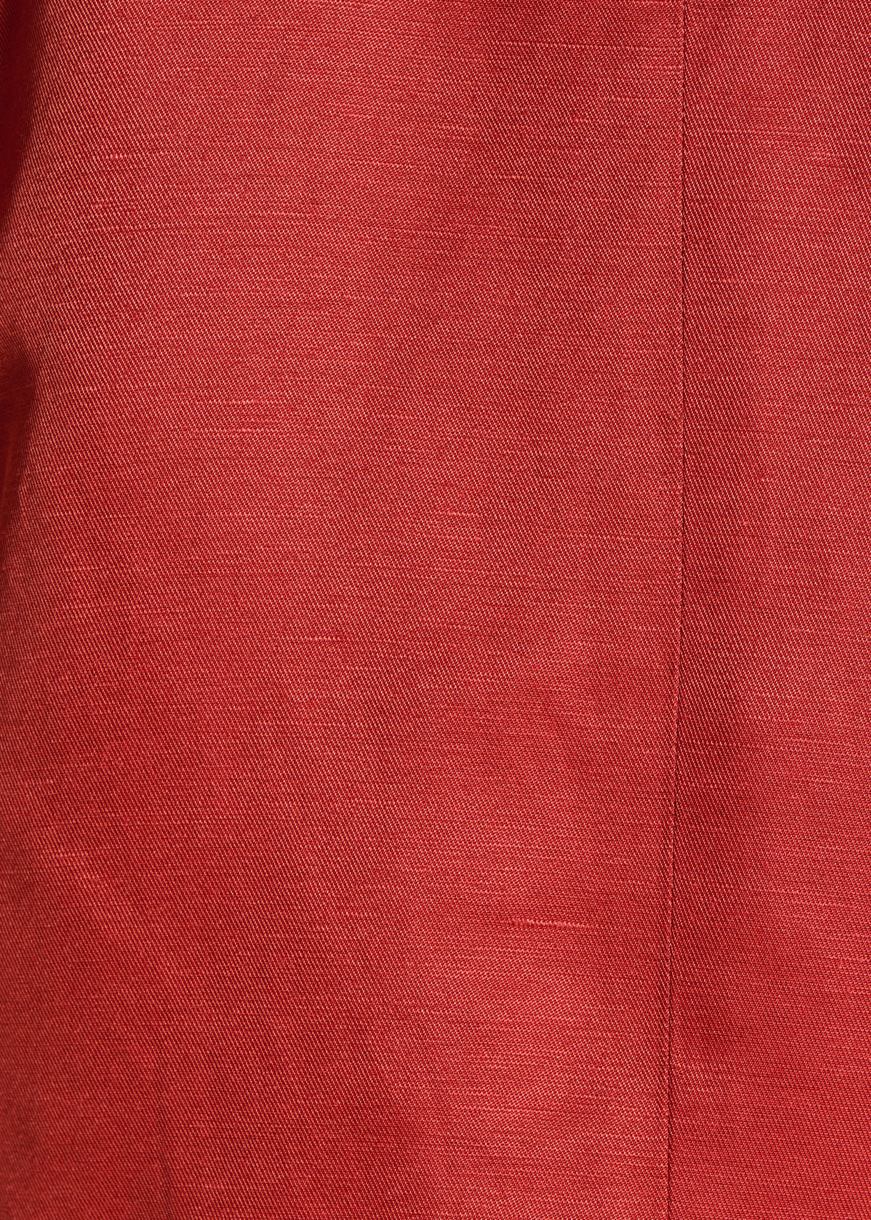 Casaco curto aberto em tijolo iridescente