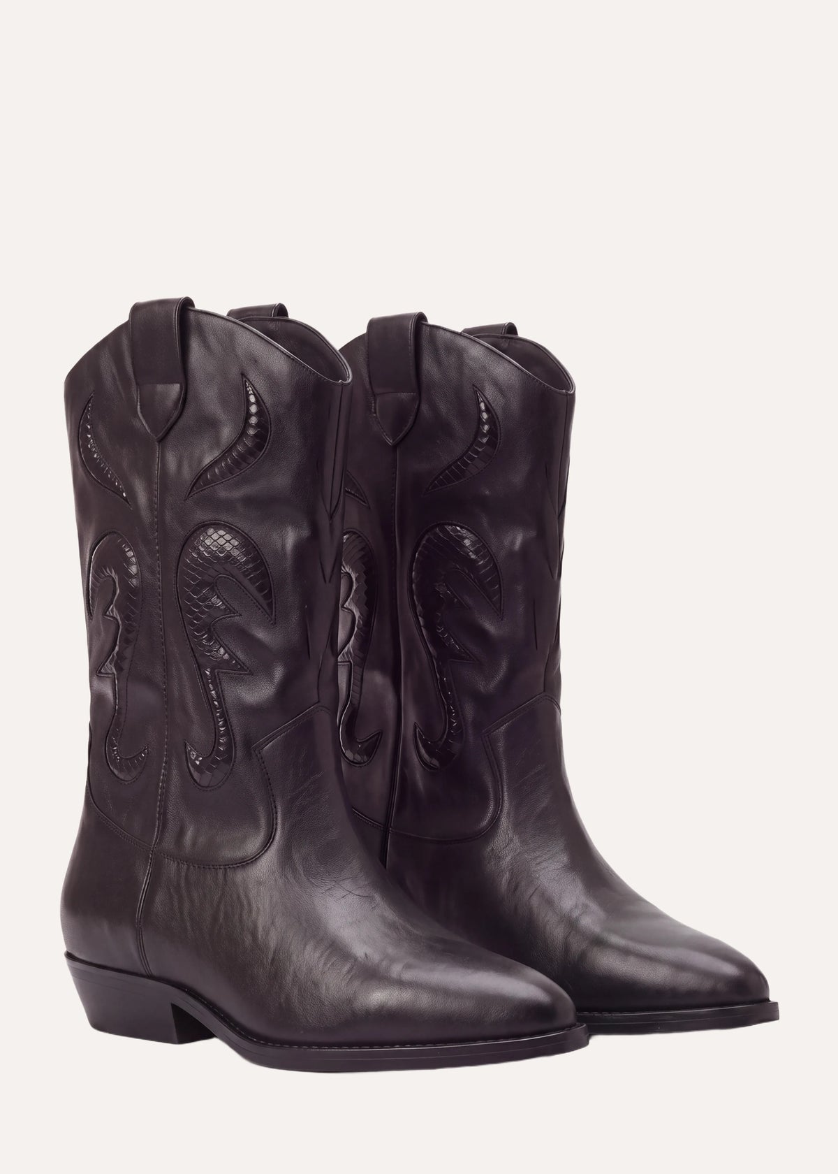 Schwarze Stiefeletten - Grezon