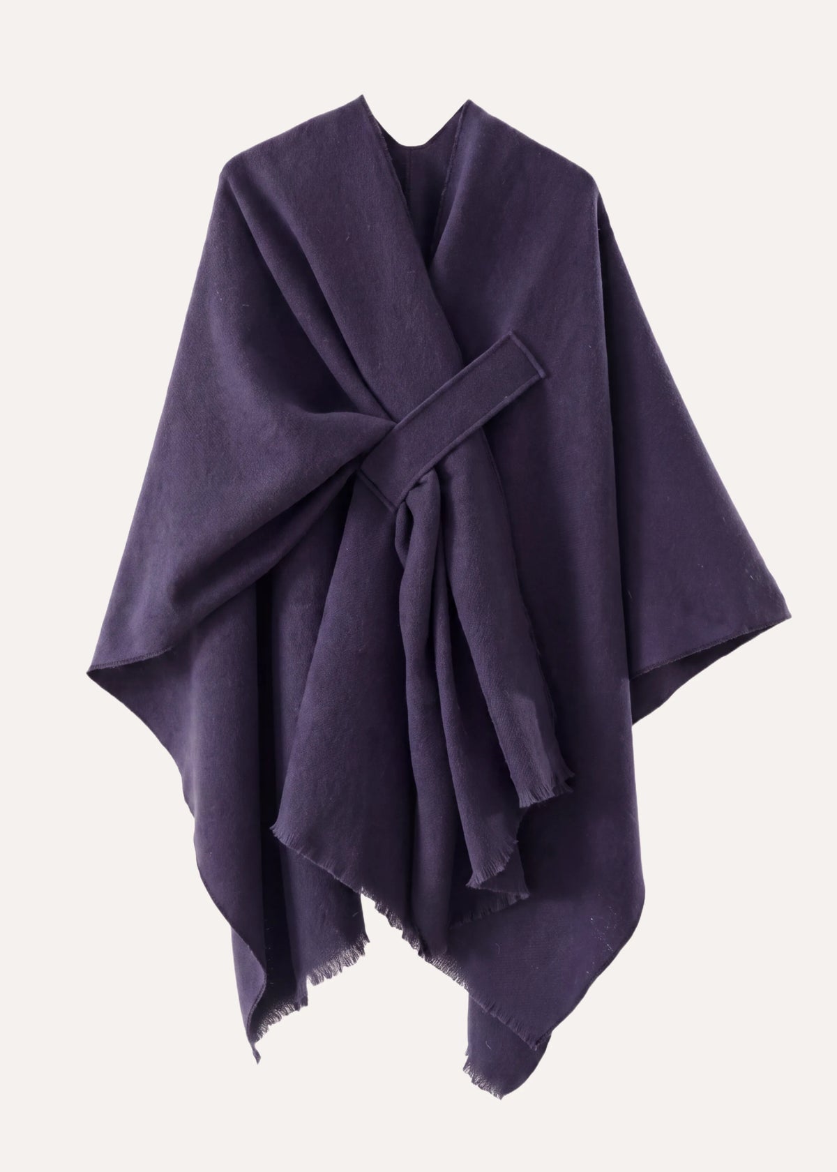 Marineblauer Poncho - Gobate