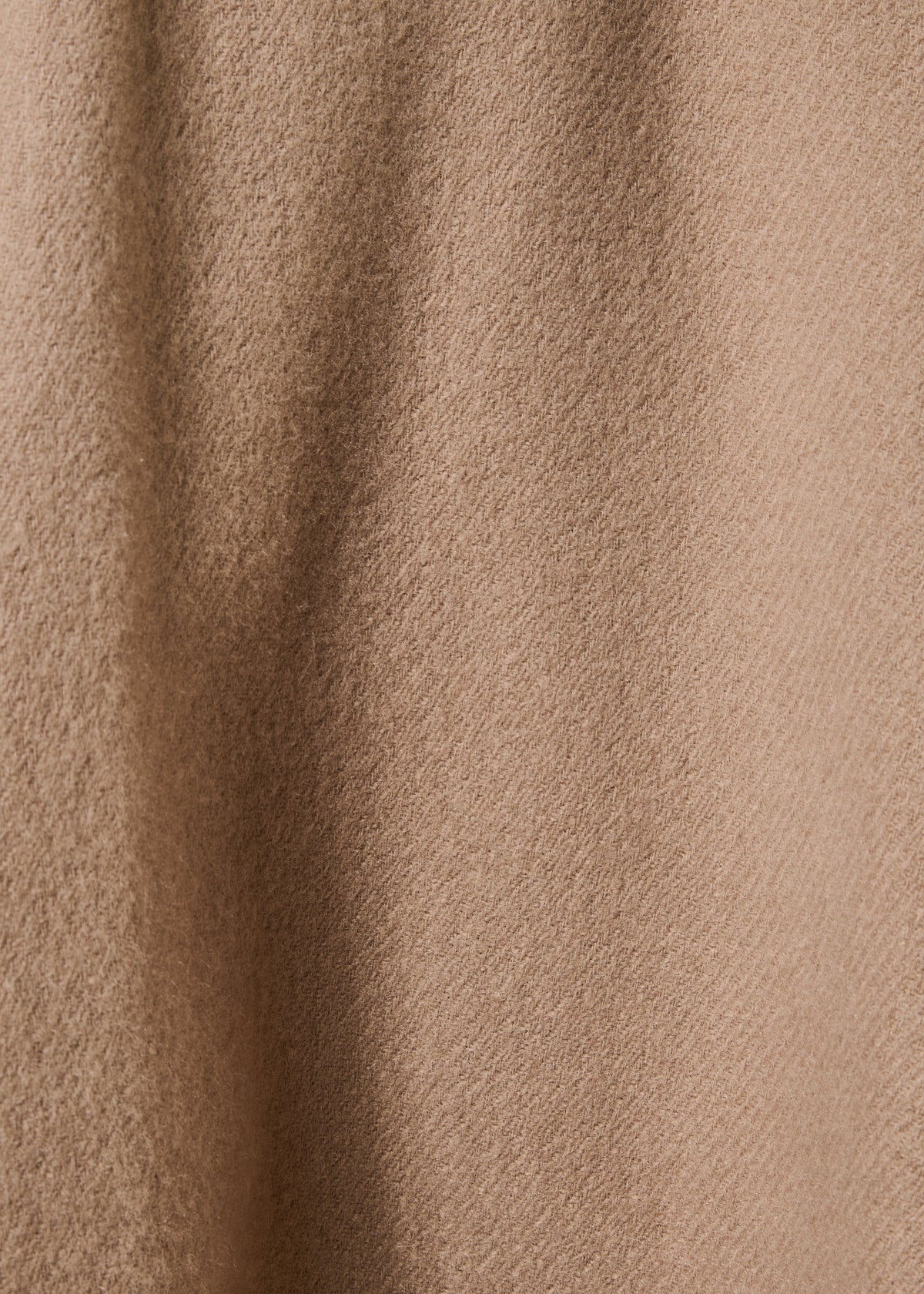 Poncho camel à franges