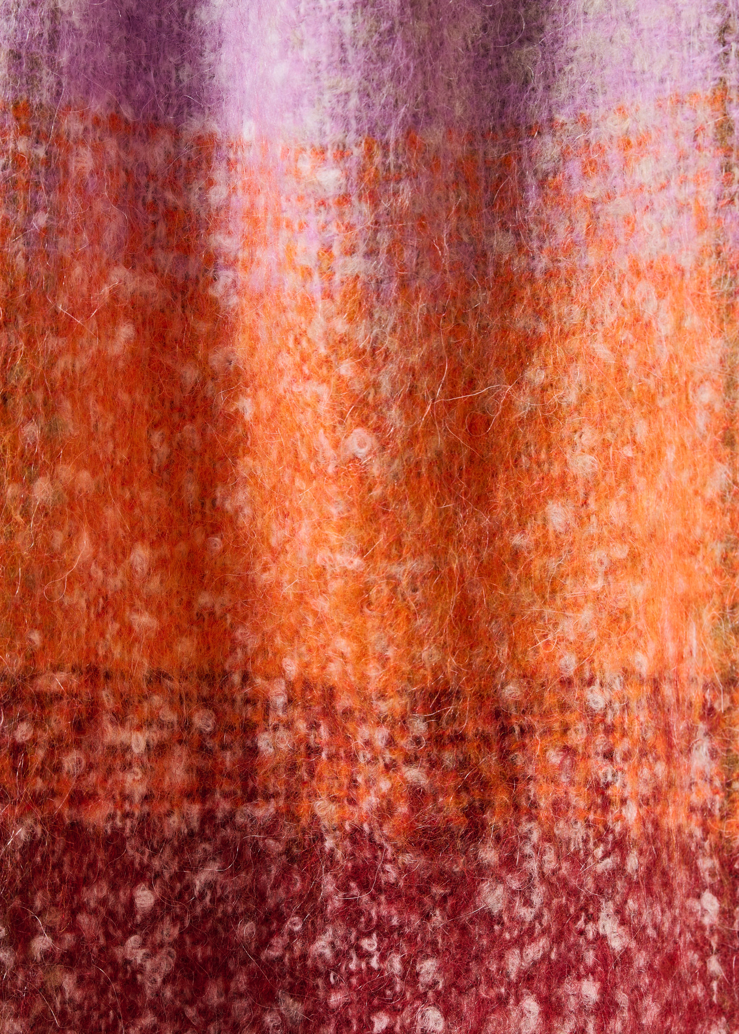 Sciarpa a righe multicolori