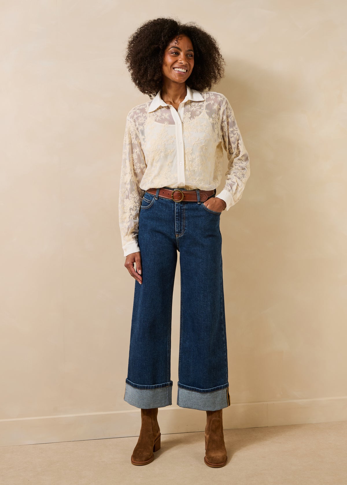 Ecru shirt - Pepa
