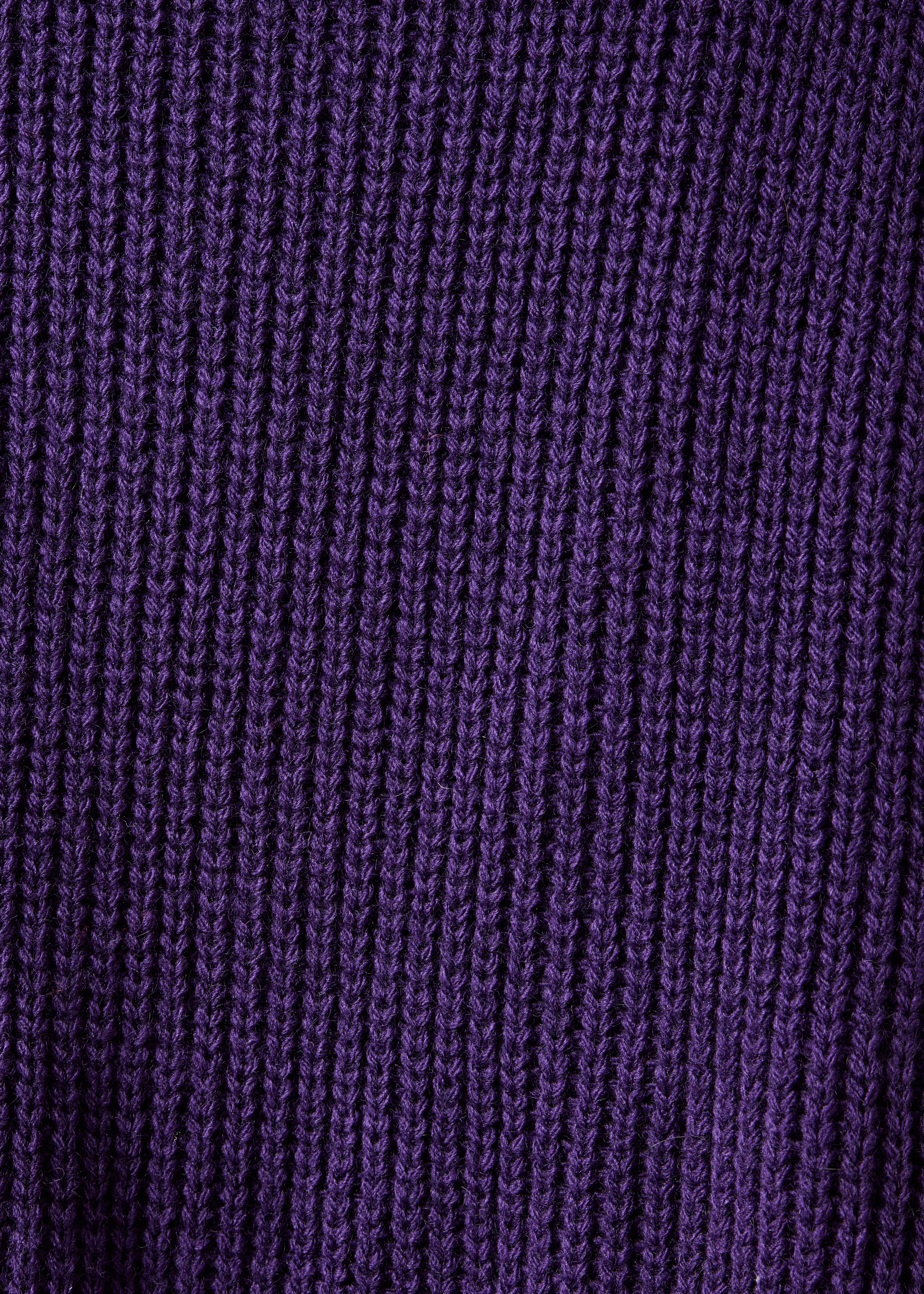 Gilet prugna maniche corte collo tondo