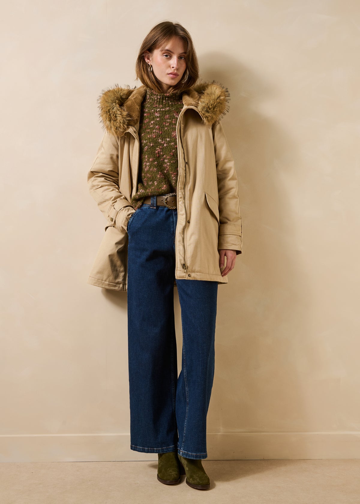 Parka beige - Gonxi