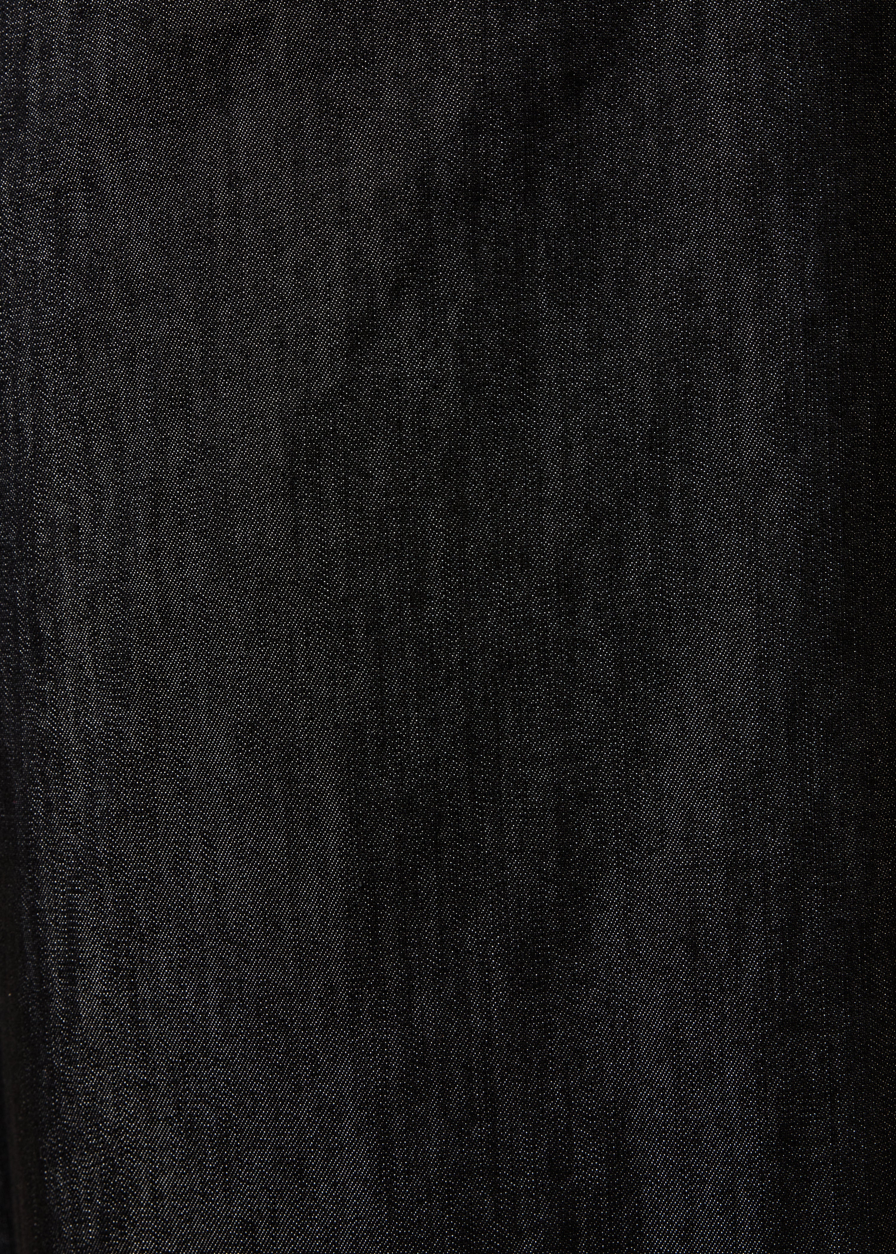 Jupe midi portefeuille en denim noir