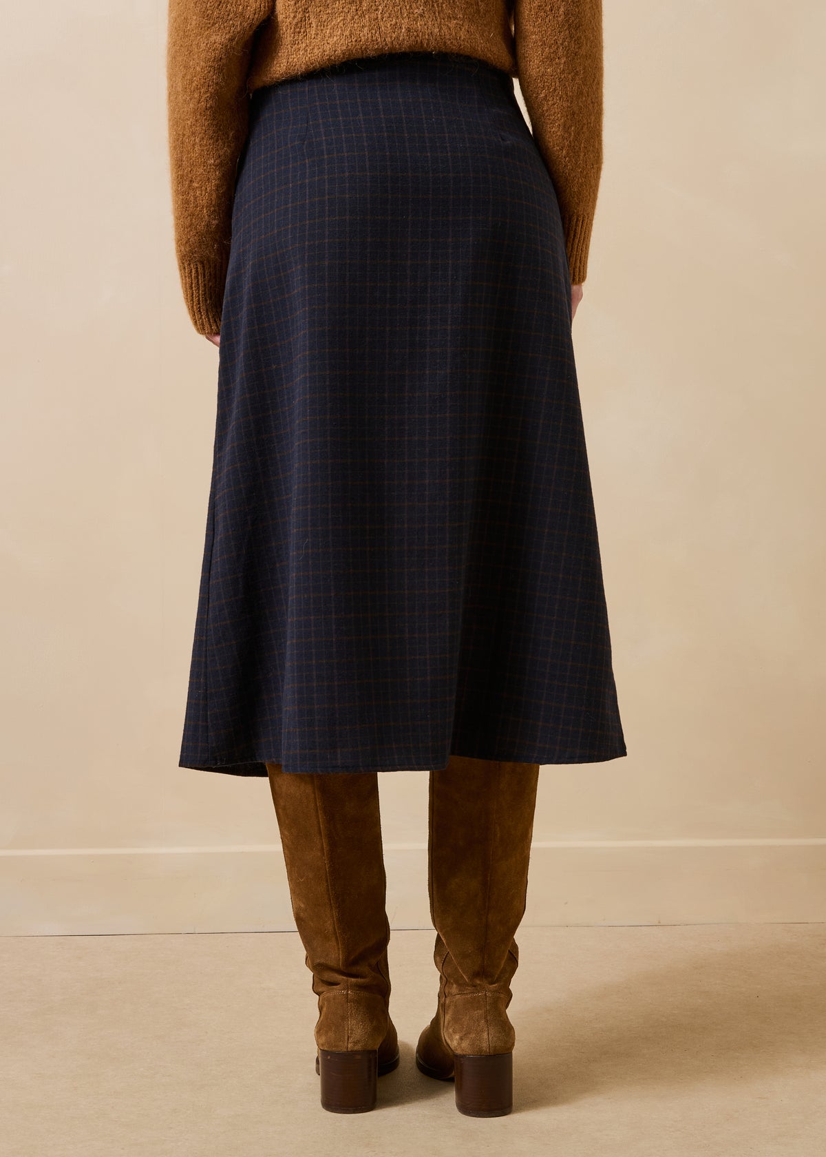 Rok in marineblauw - Rineta