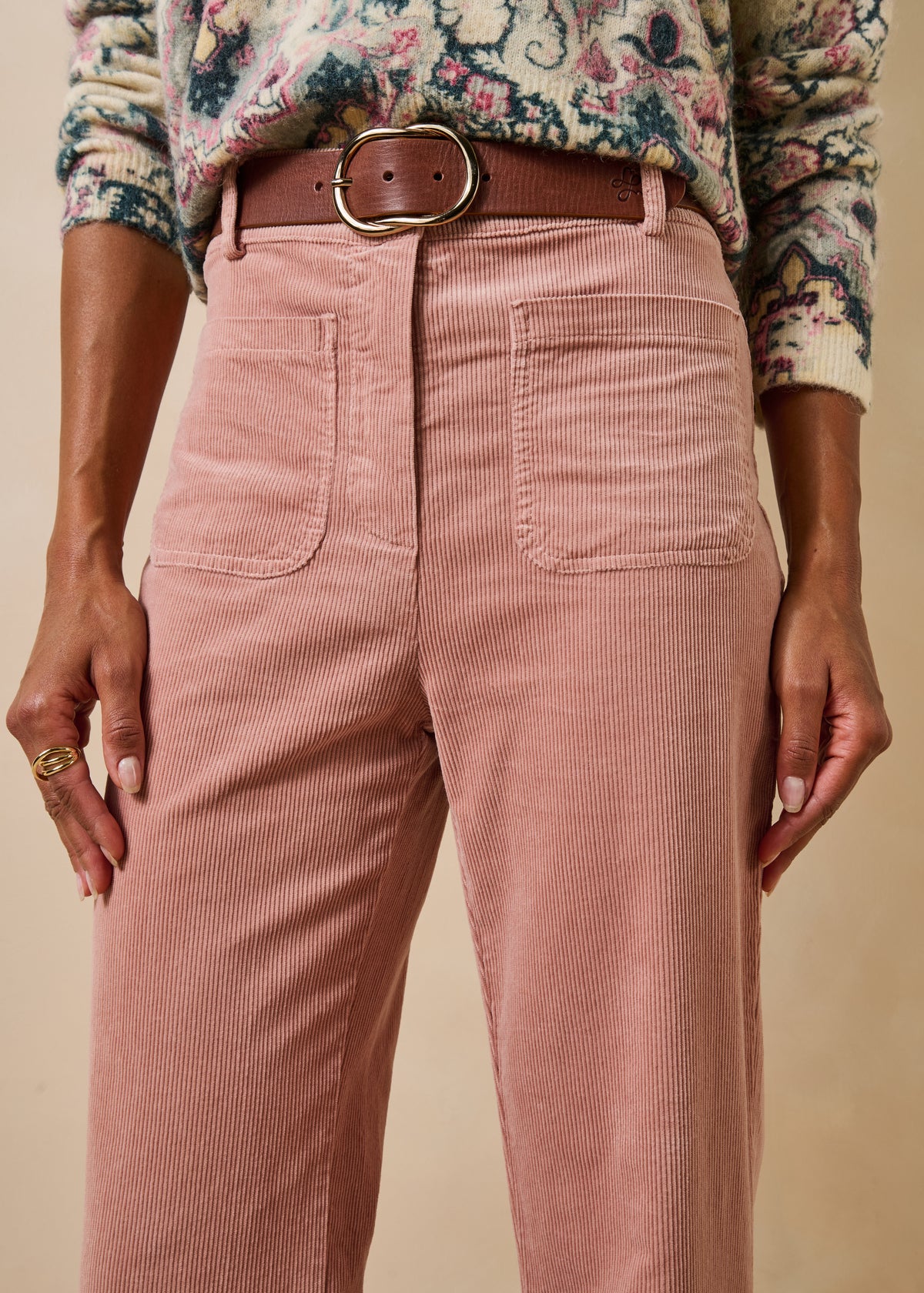Pantaloni rosa pallido - Ekou