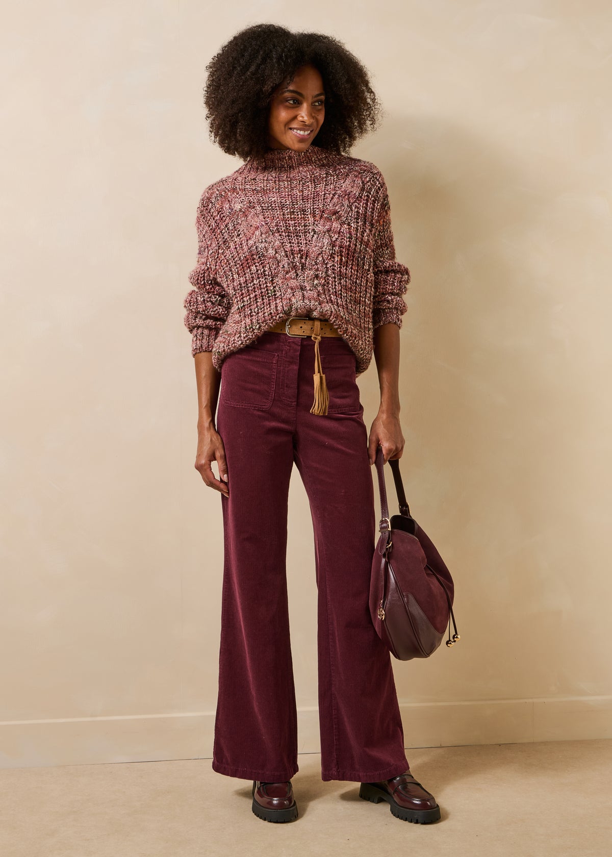 Burgundy pants - Ekou