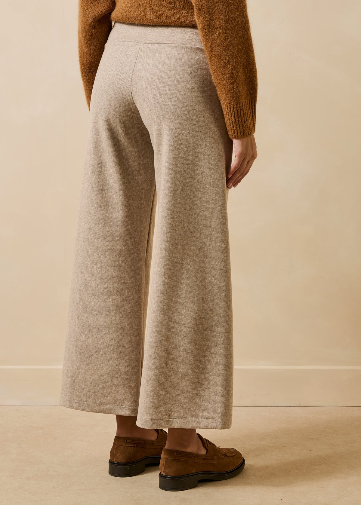 Ecru trousers - Emiora