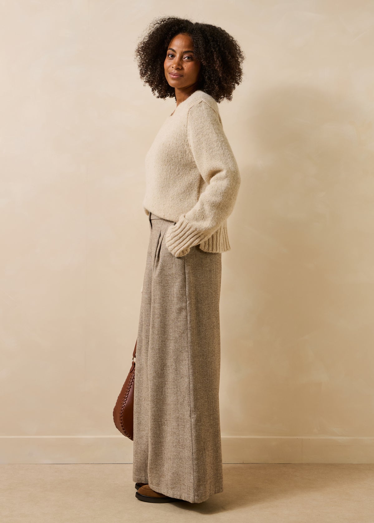 Pantaloni beige - Ezur