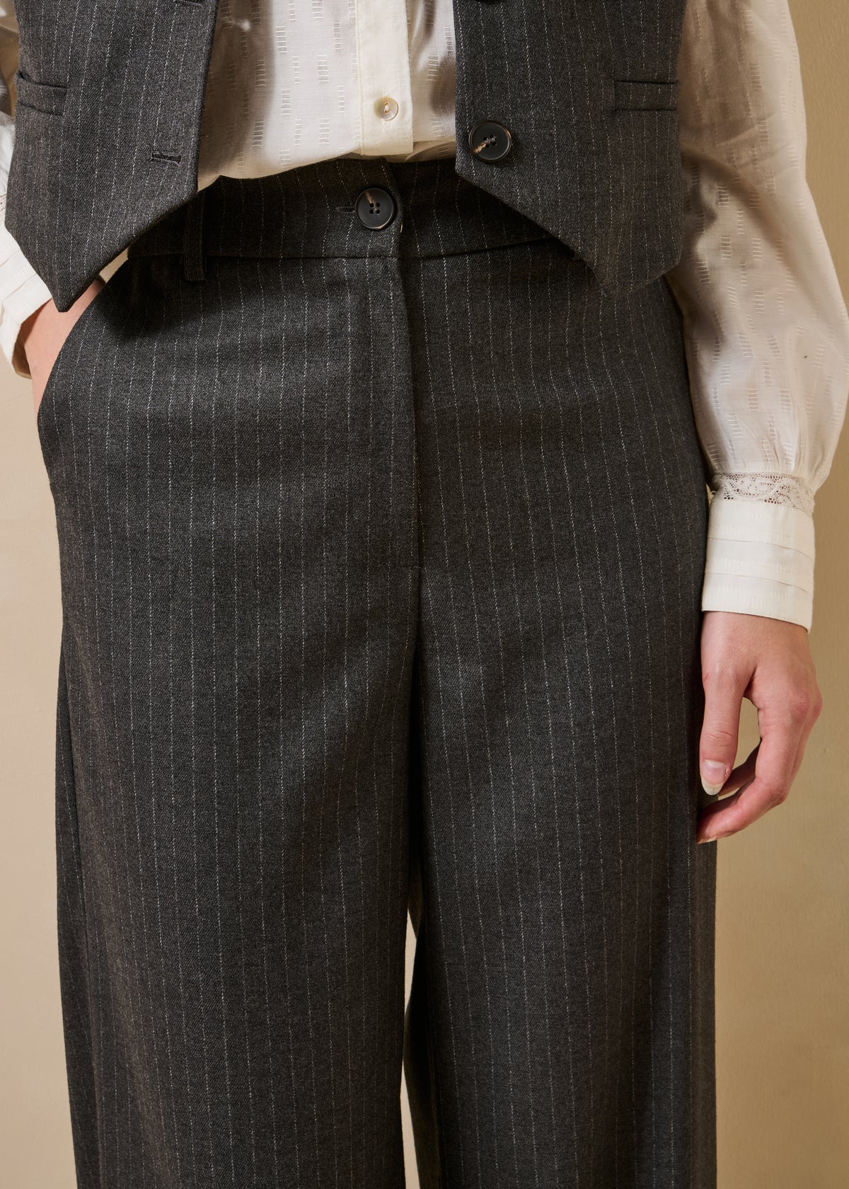 Graue Hose - Triple