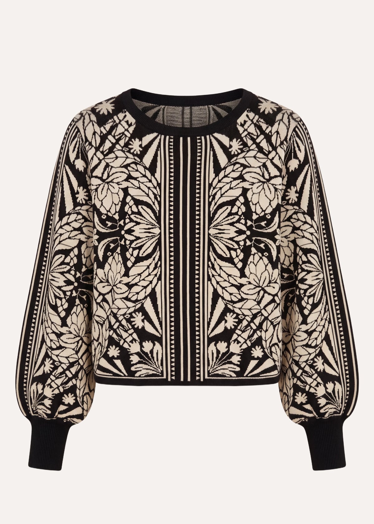 Pull noir et blanc - Gambie