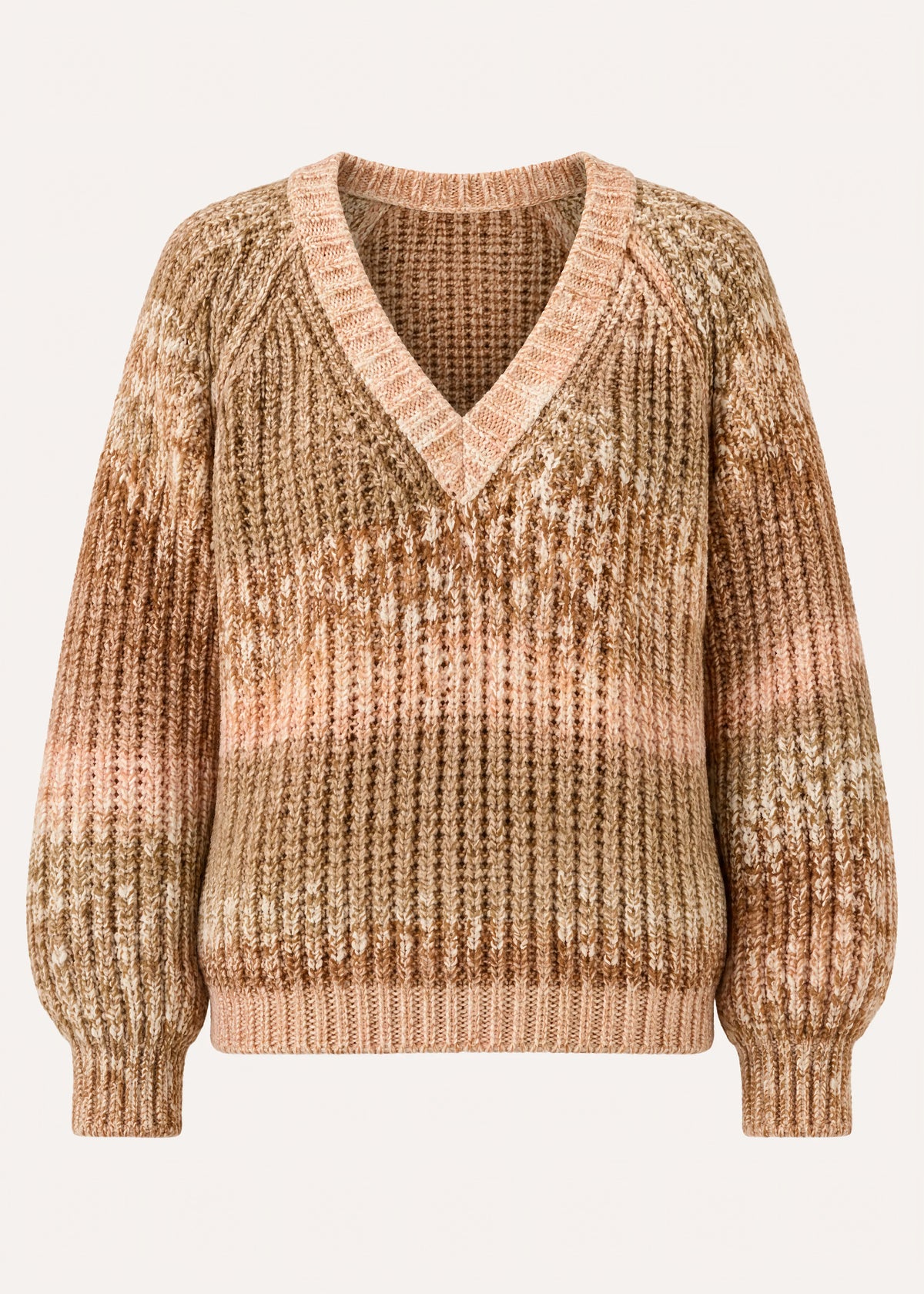 Maglione beige e cammello - Garax