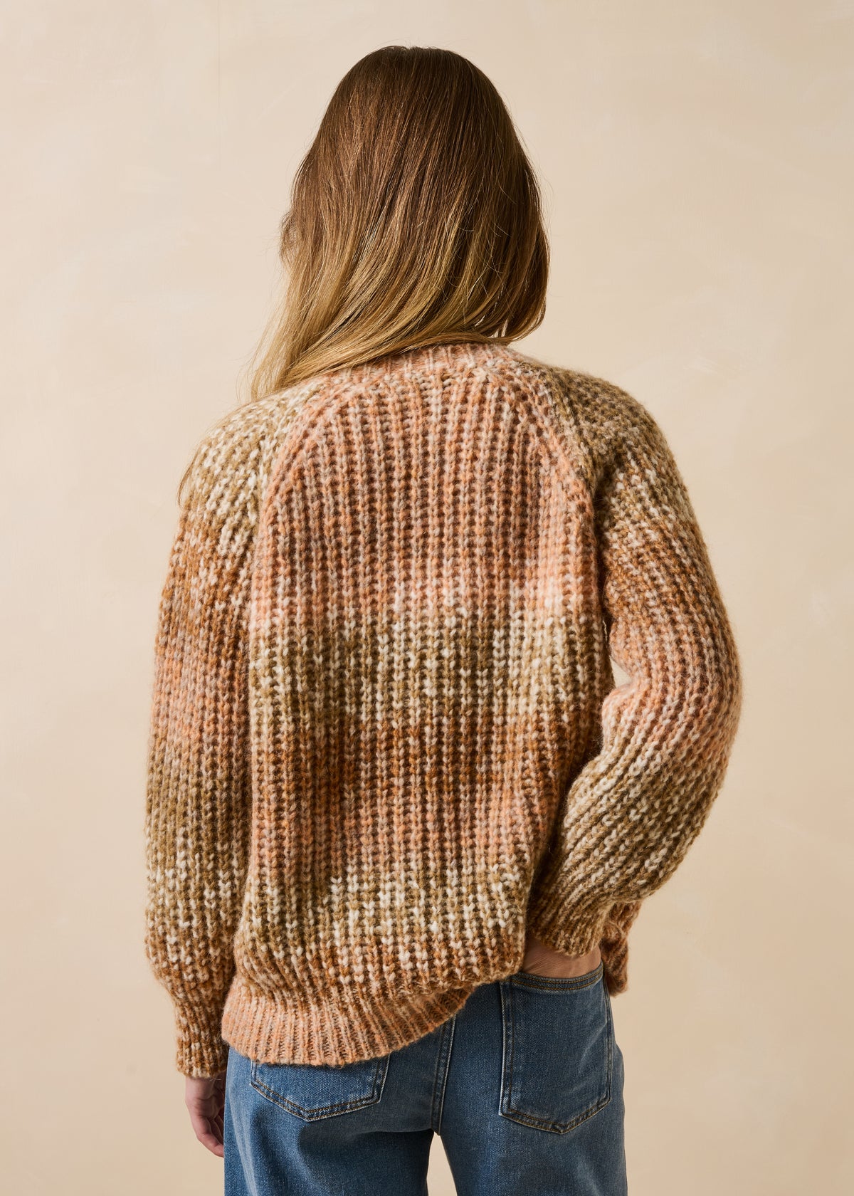 Maglione beige e cammello - Garax