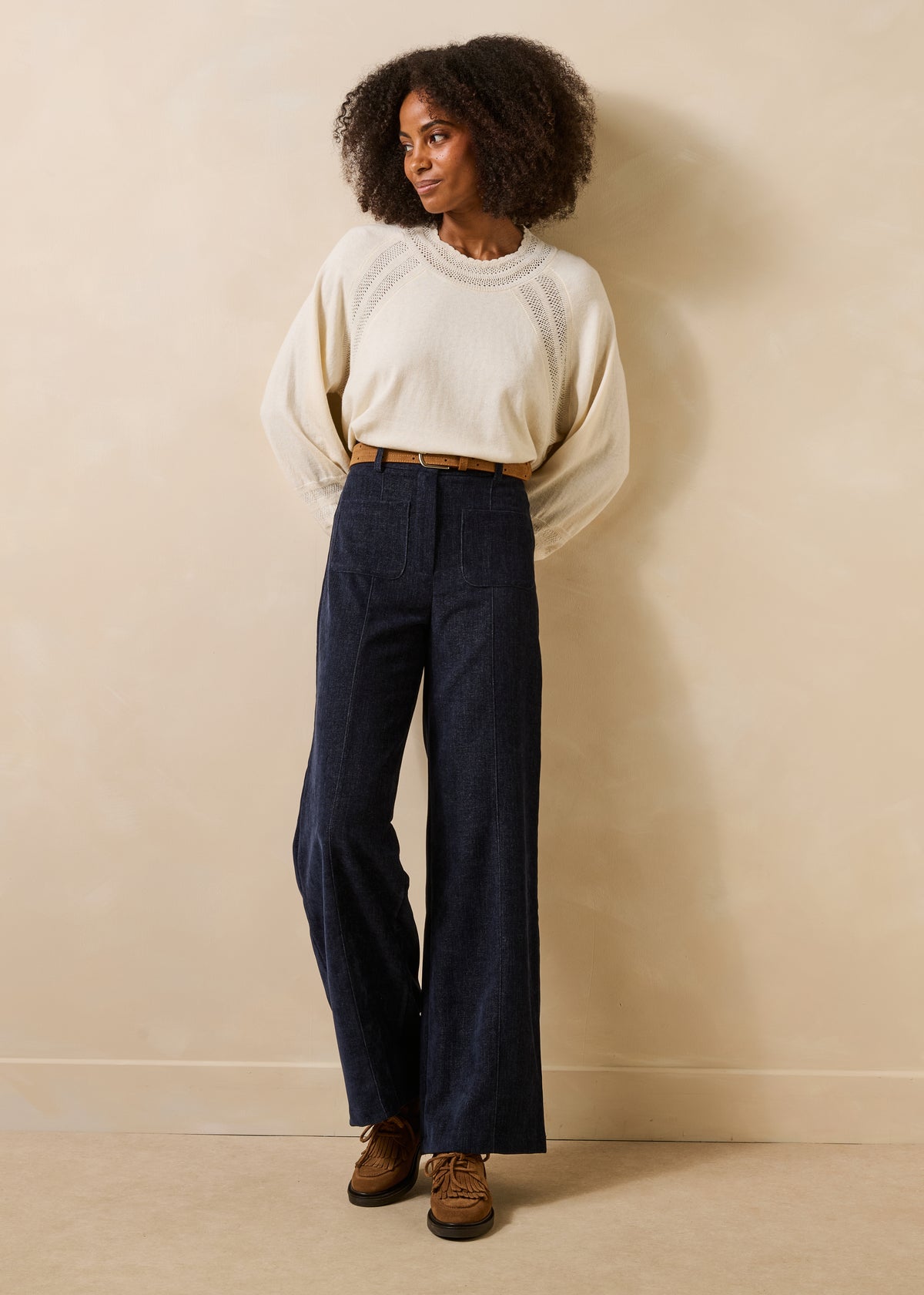 Ecru sweater - Gaston