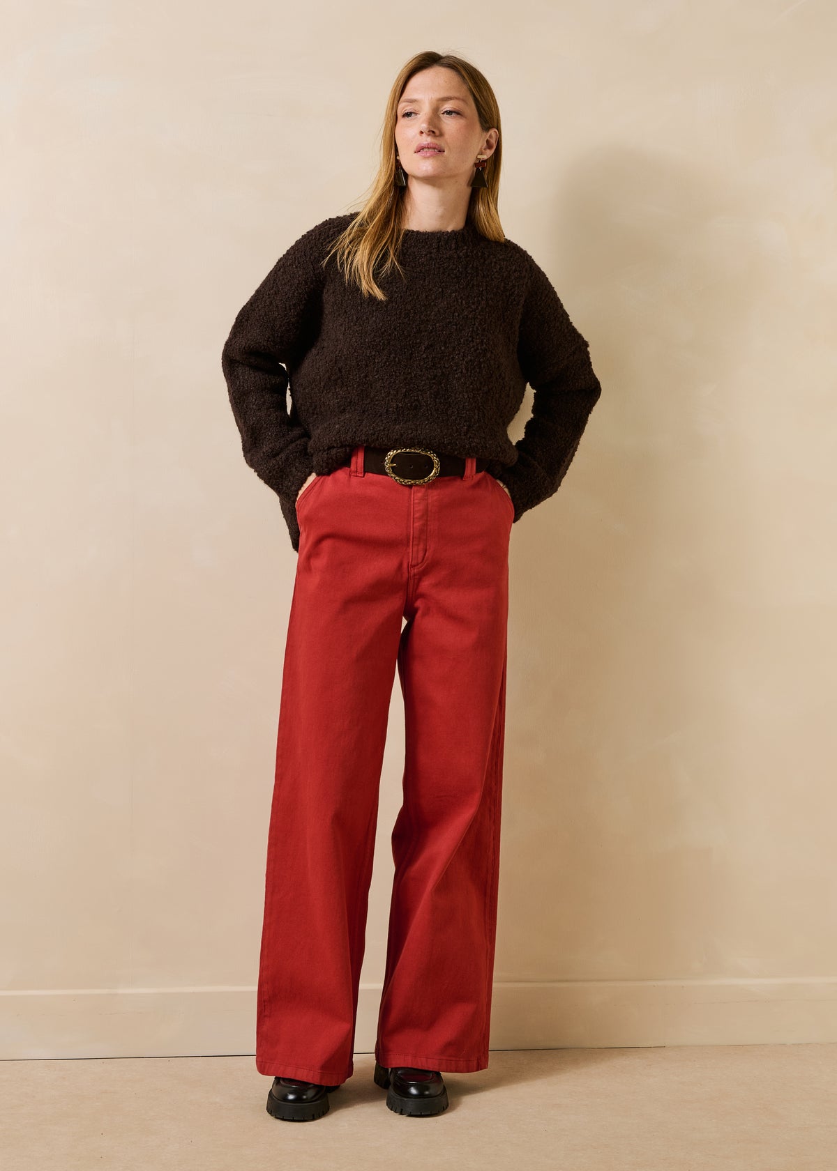 Pull marron - Tresia