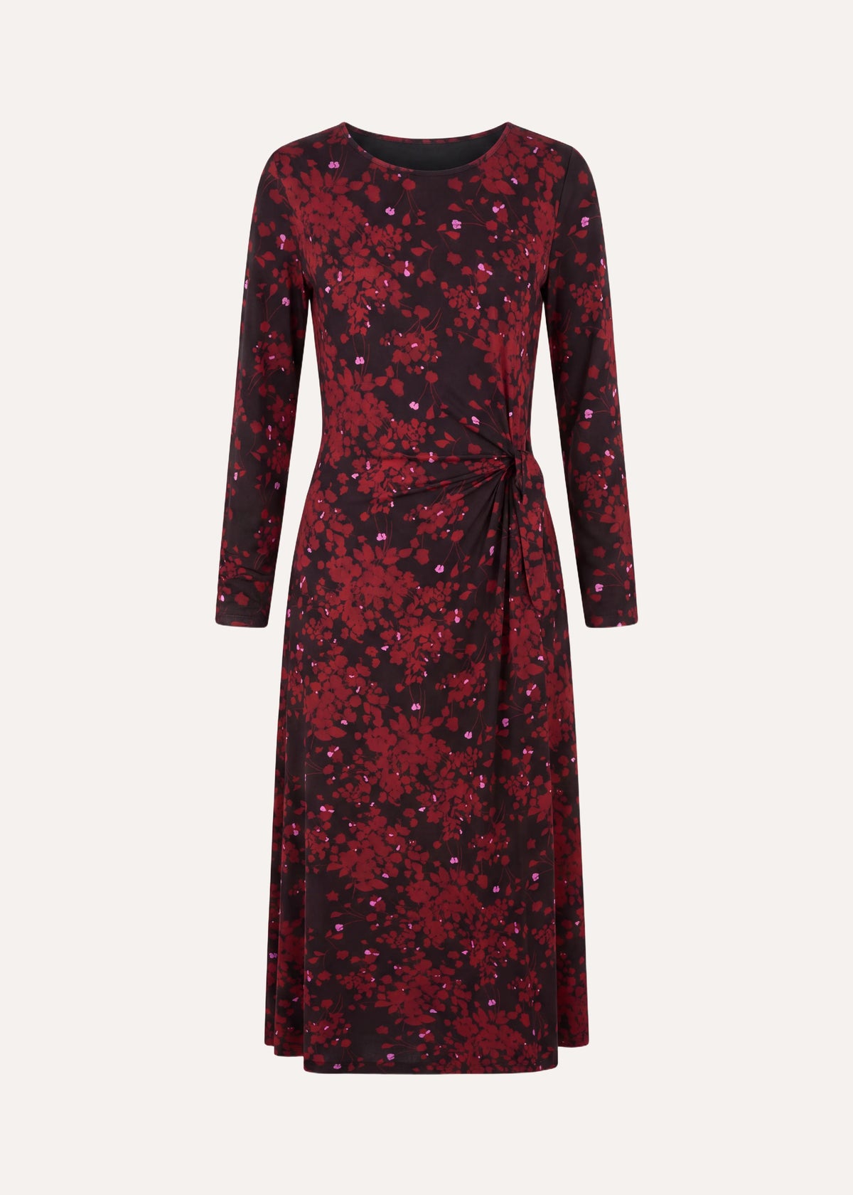 Robe bordeaux et noir - Gacila
