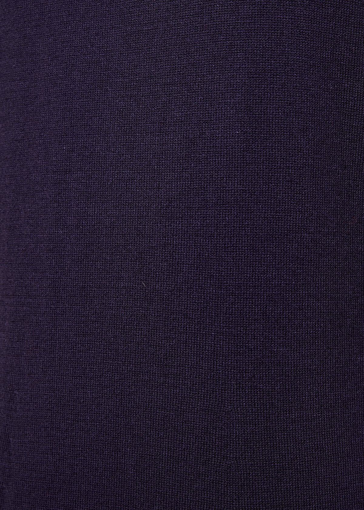 Vestido midi de punto violeta con bordado